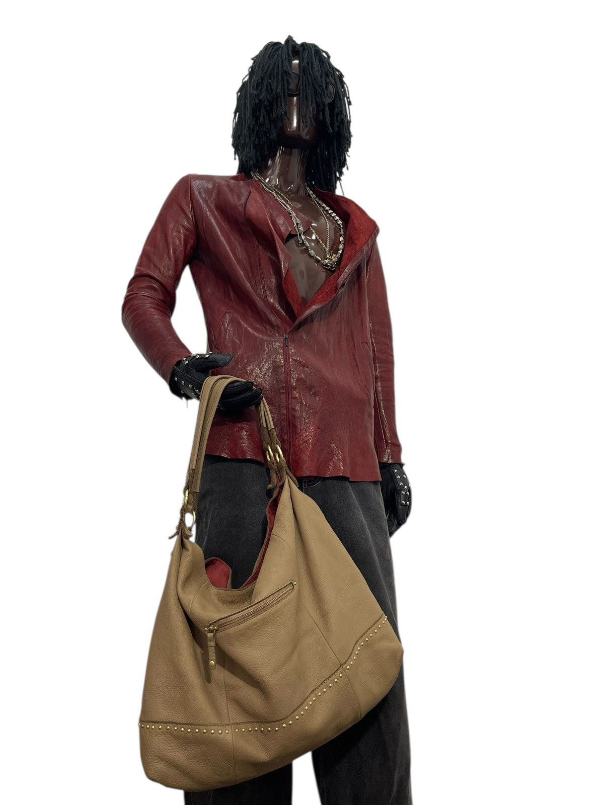 Genuine Leather Full Leather Beaure Japan Tote Shoulder Bag 2🟩2 Size ONE SIZE - 5 Thumbnail