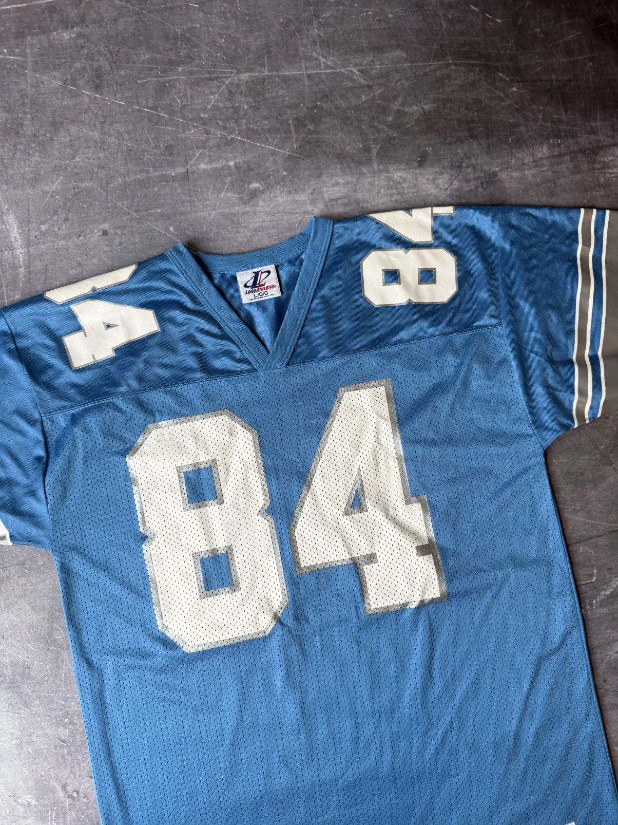 Vintage Vintage 90s Detroit Lions Herman Moore NFL Jersey (L) Size US L / EU 52-54 / 3 - 4 Thumbnail