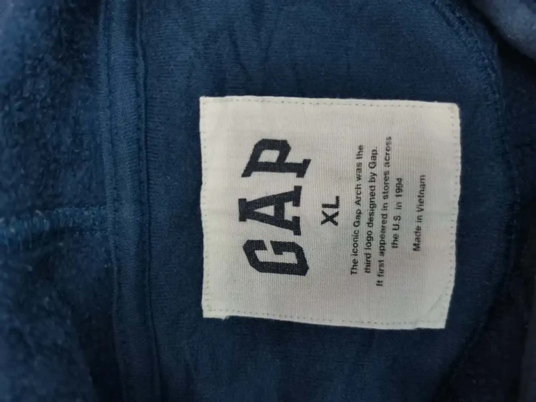 Gap Vintage GAP Big Logo Hoodie Size US XL / EU 56 / 4 - 4 Thumbnail
