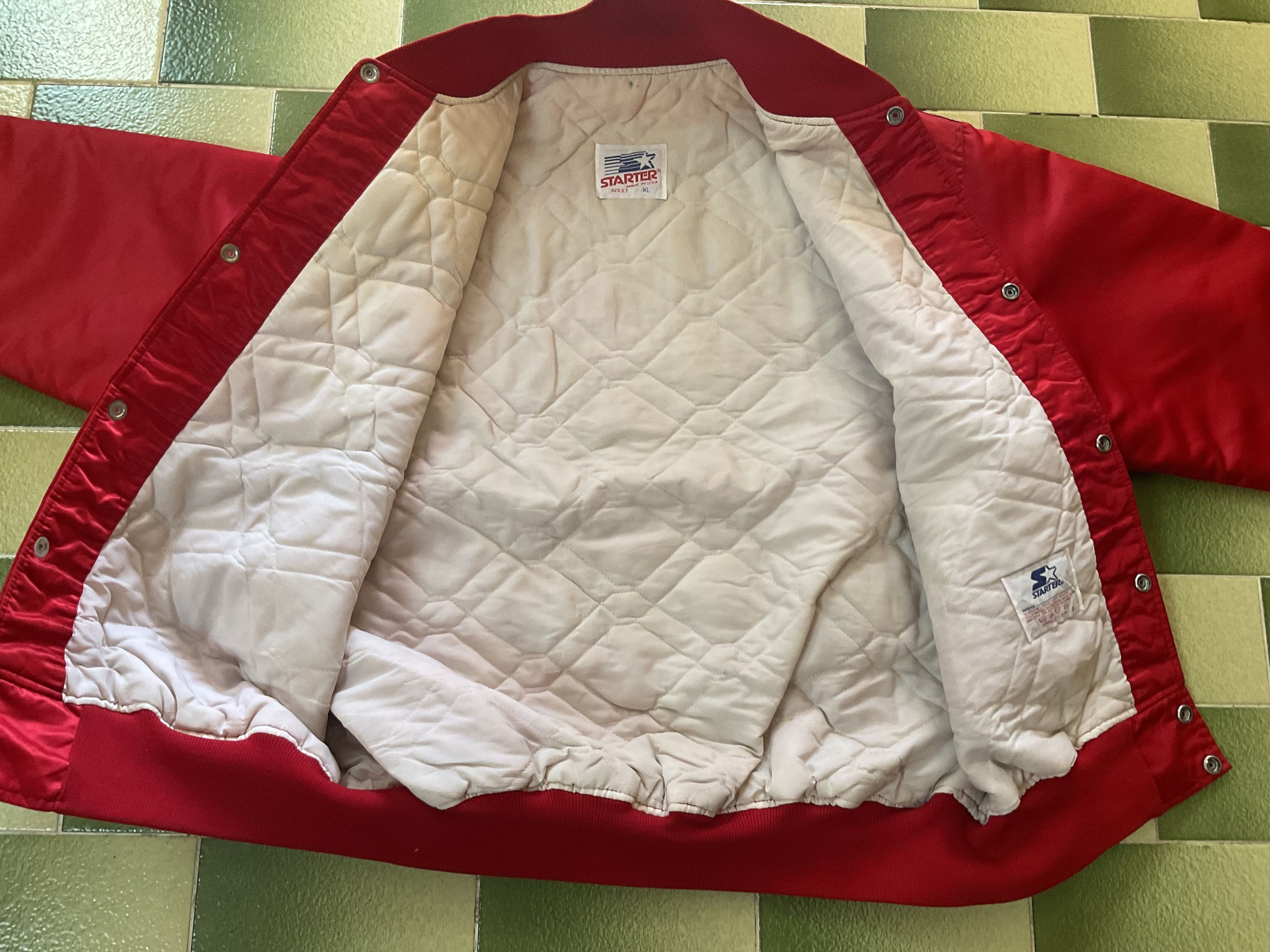 Starter Vintage 90s University Las Vegas UNLV Rebels Bomber Jacket Size US XL / EU 56 / 4 - 7 Thumbnail