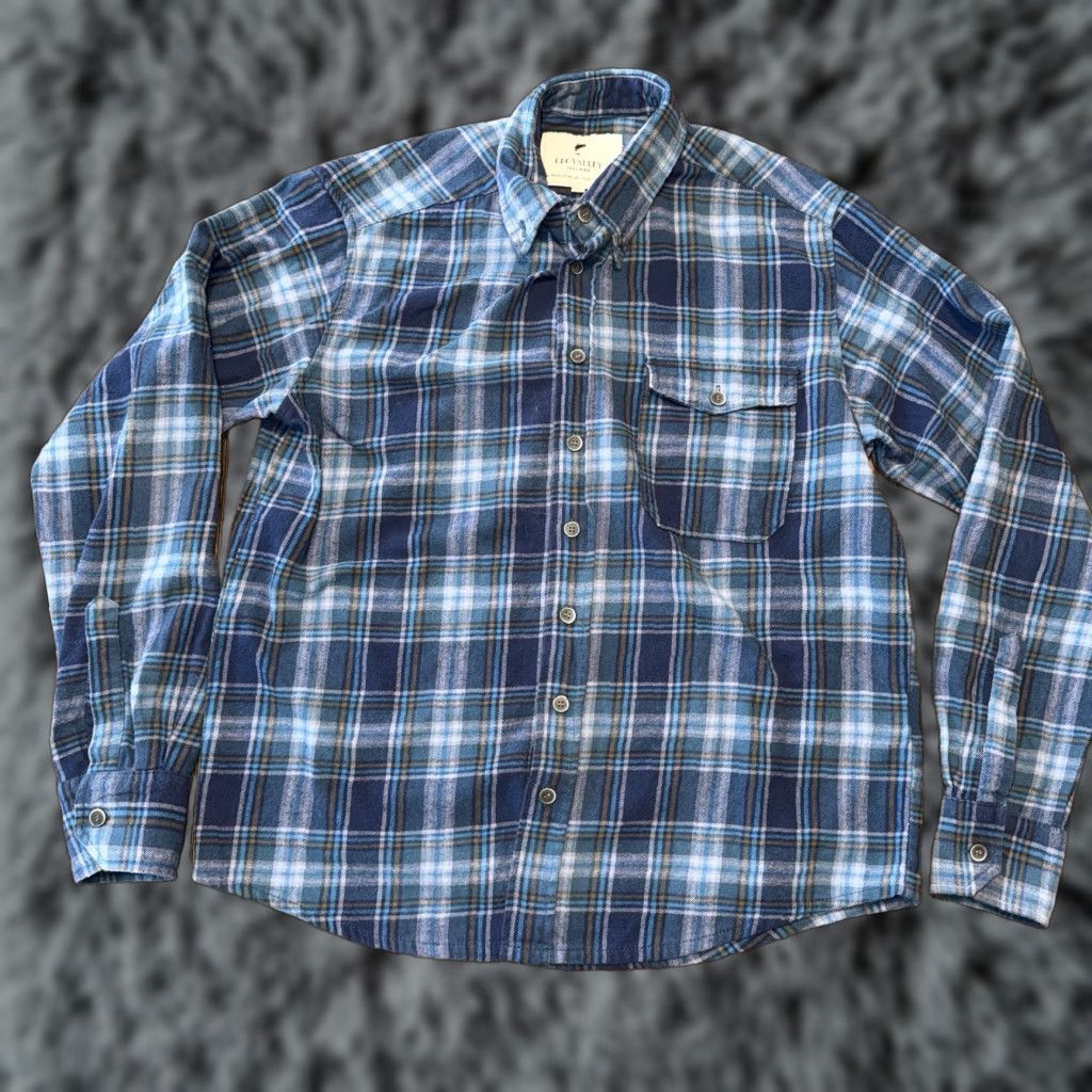 Lee Lee Valley Ireland Blue Plaid Flannel Shirt Men’s Size S Regular Button-Up Long Sleeve Cotton Fall Winter Pockets Classic Outdoor Mens Size US S / EU 44-46 / 1 - 1 Thumbnail