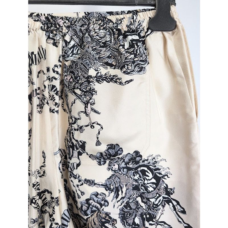 Gucci o1rshd1 Roi Soleil Short On TW Prt in Ivory/Black/Mc Size US 34 / EU 50 - 12 Thumbnail