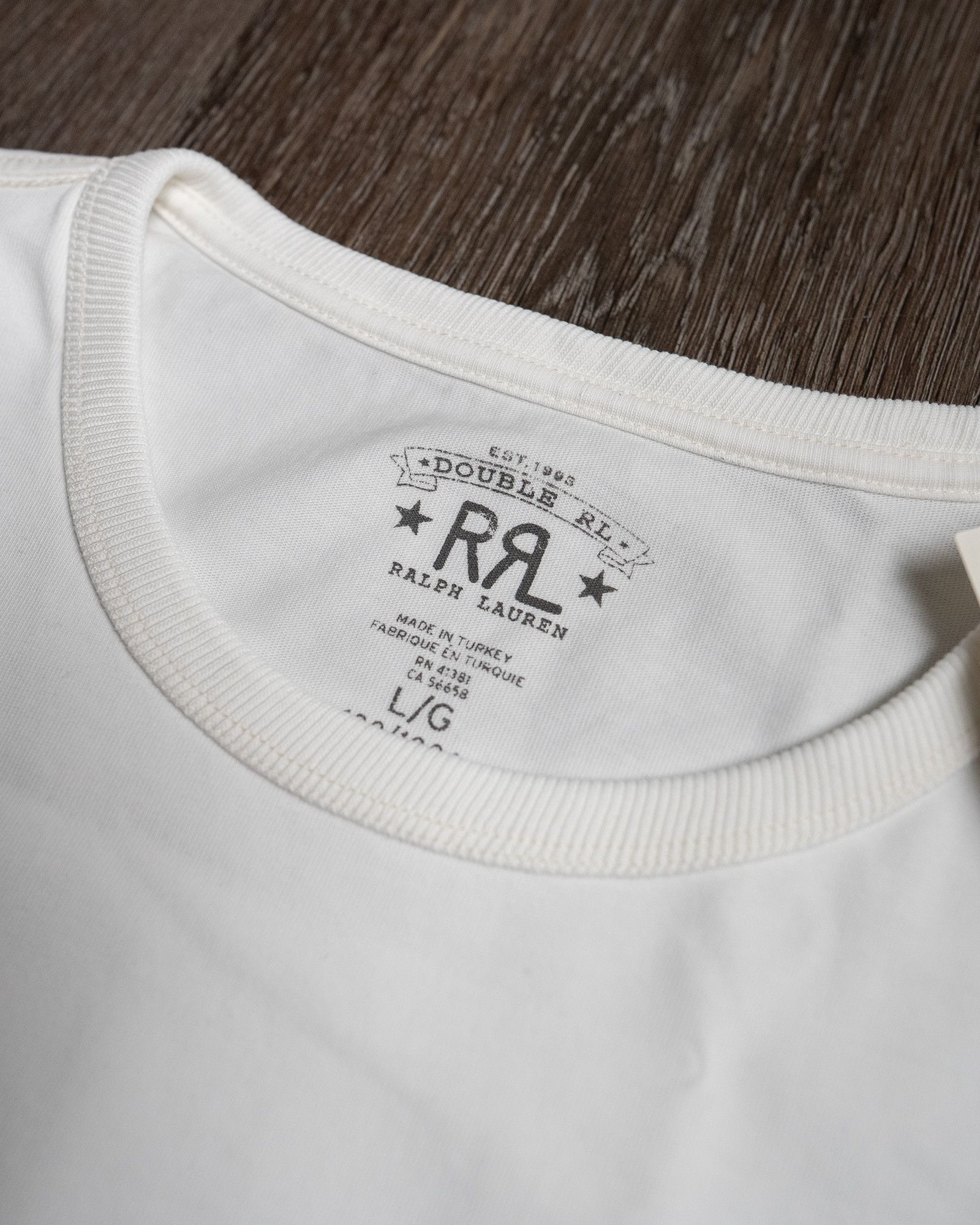 RRL Ralph Lauren Heavyweight T-Shirt in White (NWT) Size US L / EU 52-54 / 3 - 3 Thumbnail