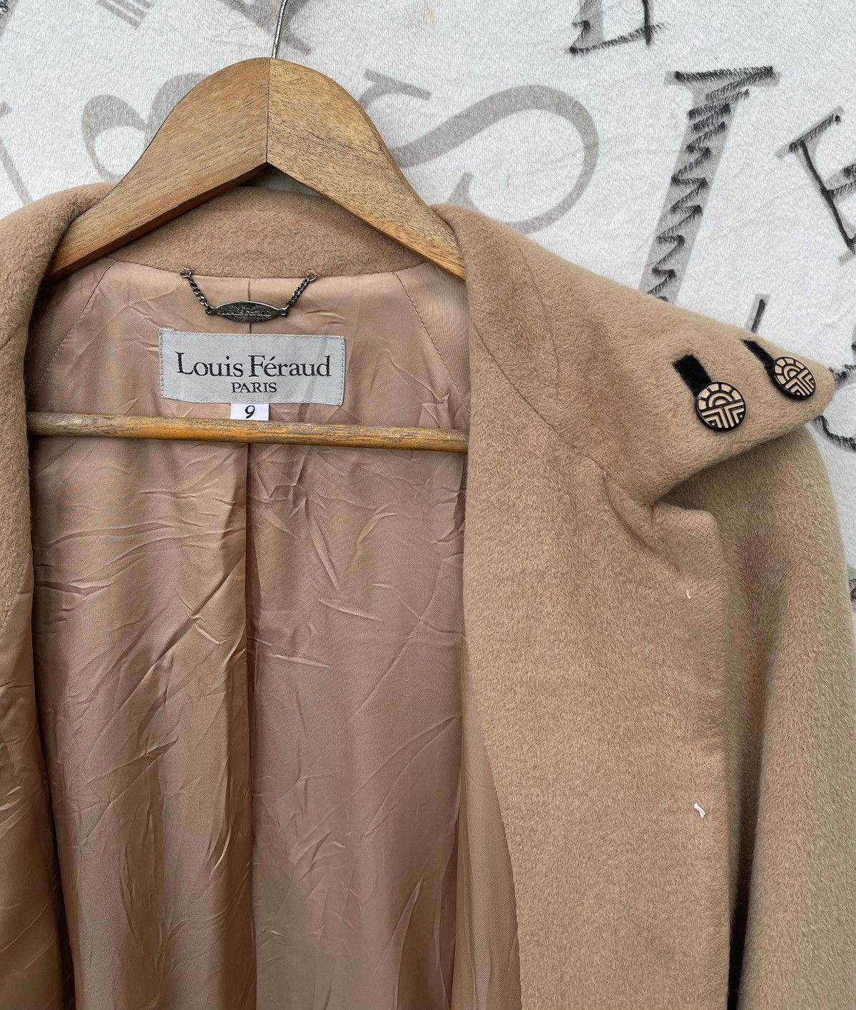 Louis Feraud 🔥Vintage Louis Feraud Women's Button Overcoat Size L / US 10 / IT 46 - 8 Thumbnail
