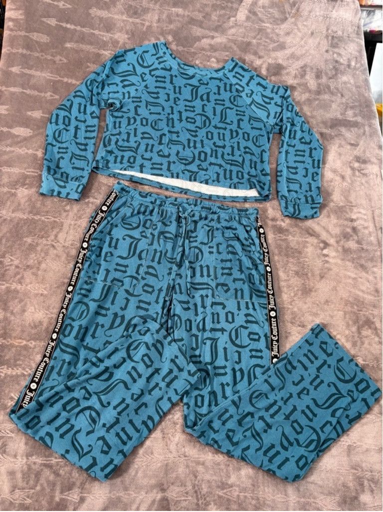 Juicy Couture Women's Juicy Couture Tracksuit Set Size L Blue Size 34" / US 12 / IT 48 - 1 Thumbnail