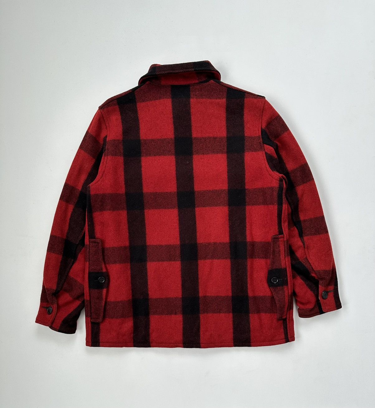 Chippewa 50s Chippewa Mackinaw Red Plaid Wool Hunting Jackets Size US L / EU 52-54 / 3 - 7 Thumbnail