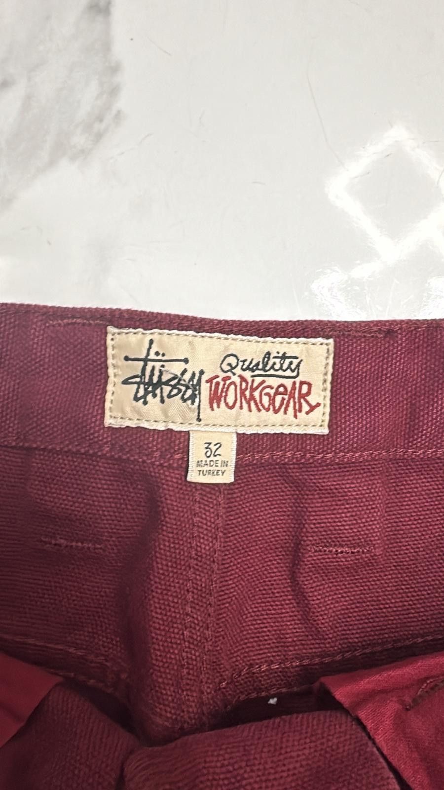 Stussy × Vintage Stussy Sample Doublee Knee Wine Size 32 Size US 32 / EU 48 - 6 Thumbnail