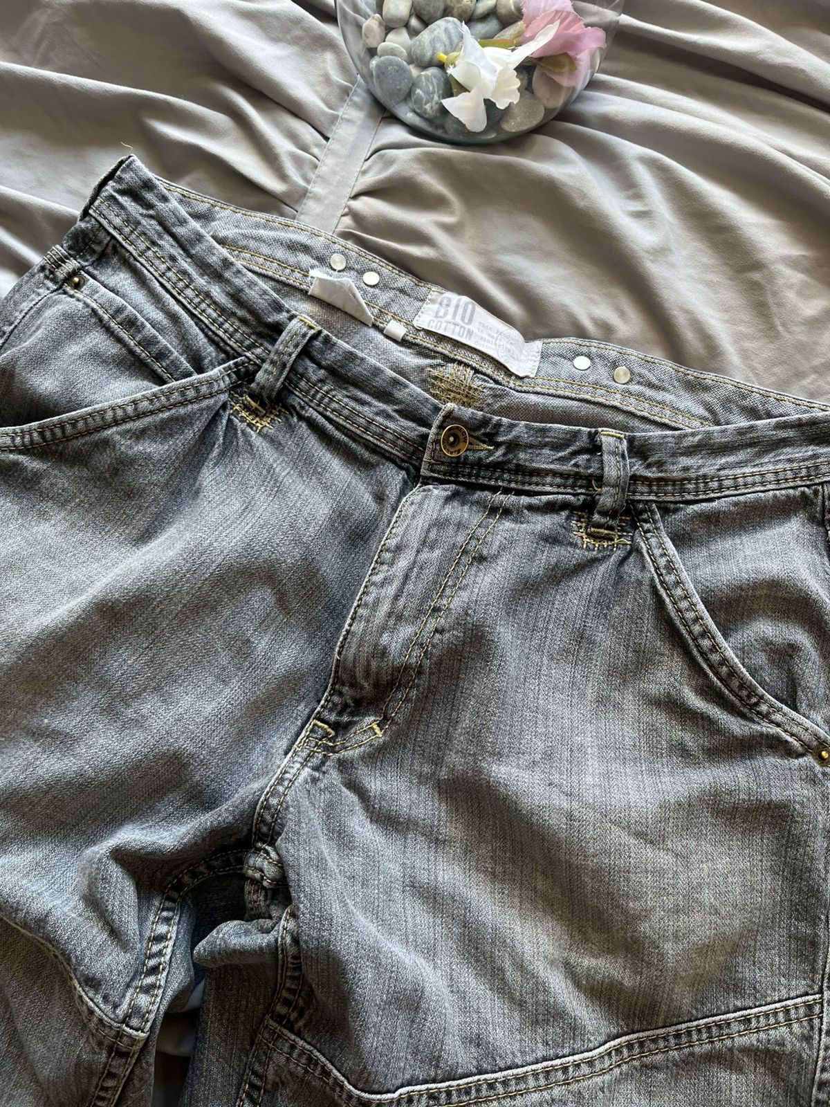 Vintage Carpenter Workers Denim Jeans Shorts Japanese Brand
