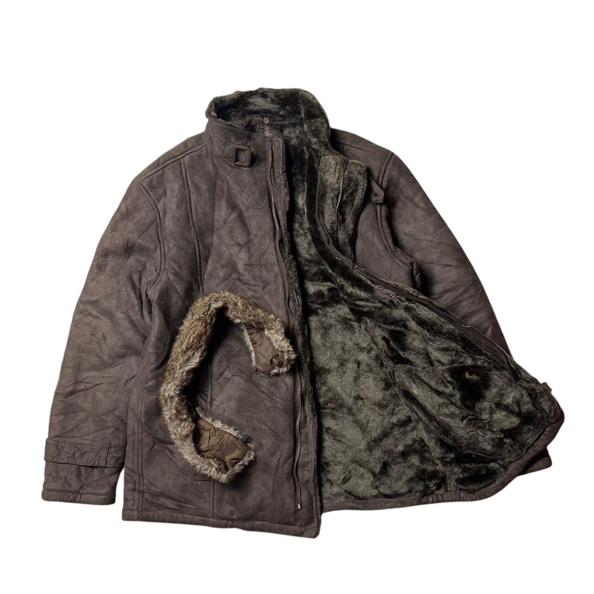 Japanese Brand Royal Harex Fur Suede G.O.A Kmrii Lgb Style Jacket Size US M / EU 48-50 / 2 - 4 Thumbnail