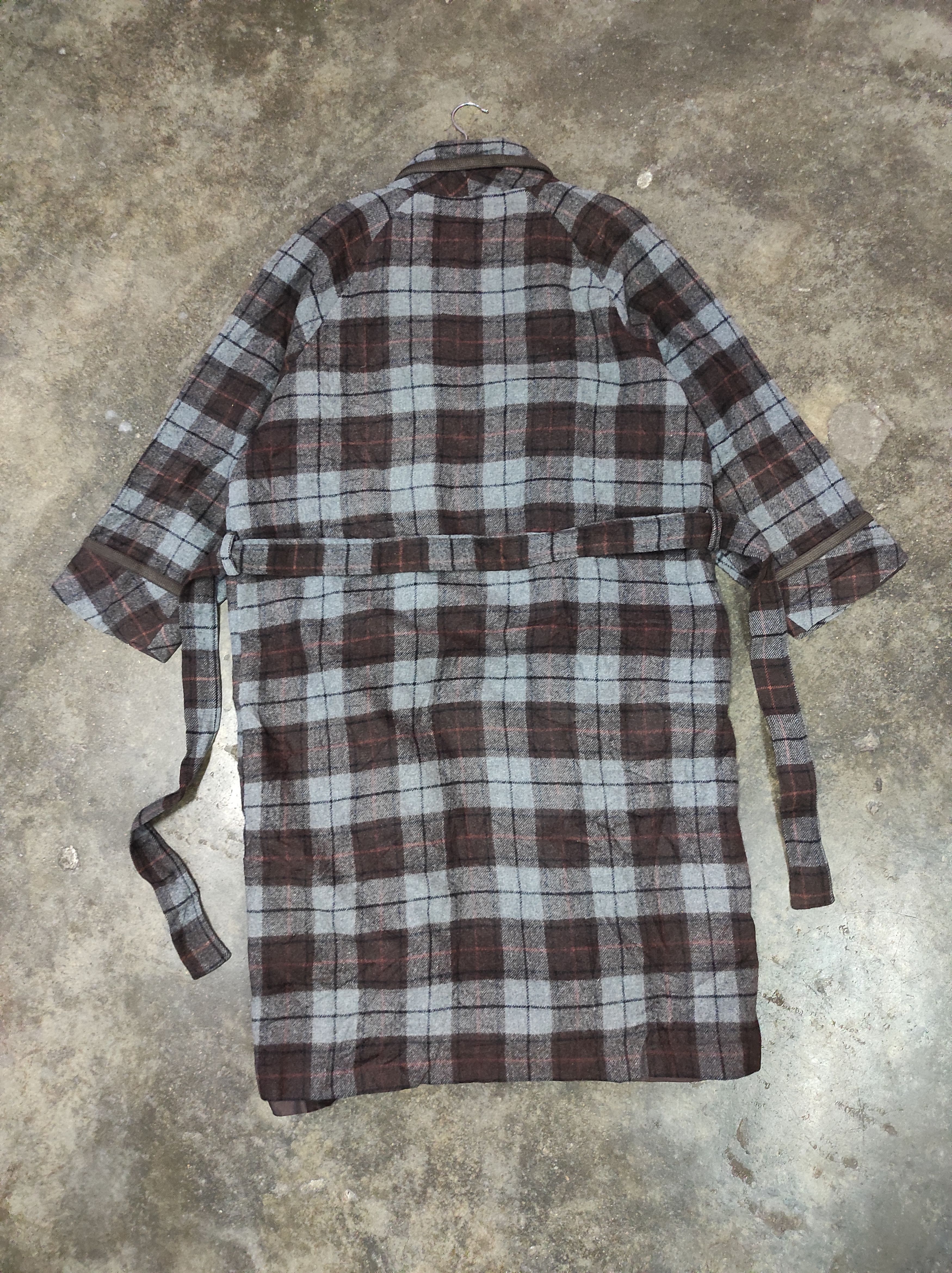 Pierre Balmain VENT VENT PAR PIERRE BALMAIN PARIS PLAID ROBE JACKET Size US M / EU 48-50 / 2 - 7 Thumbnail