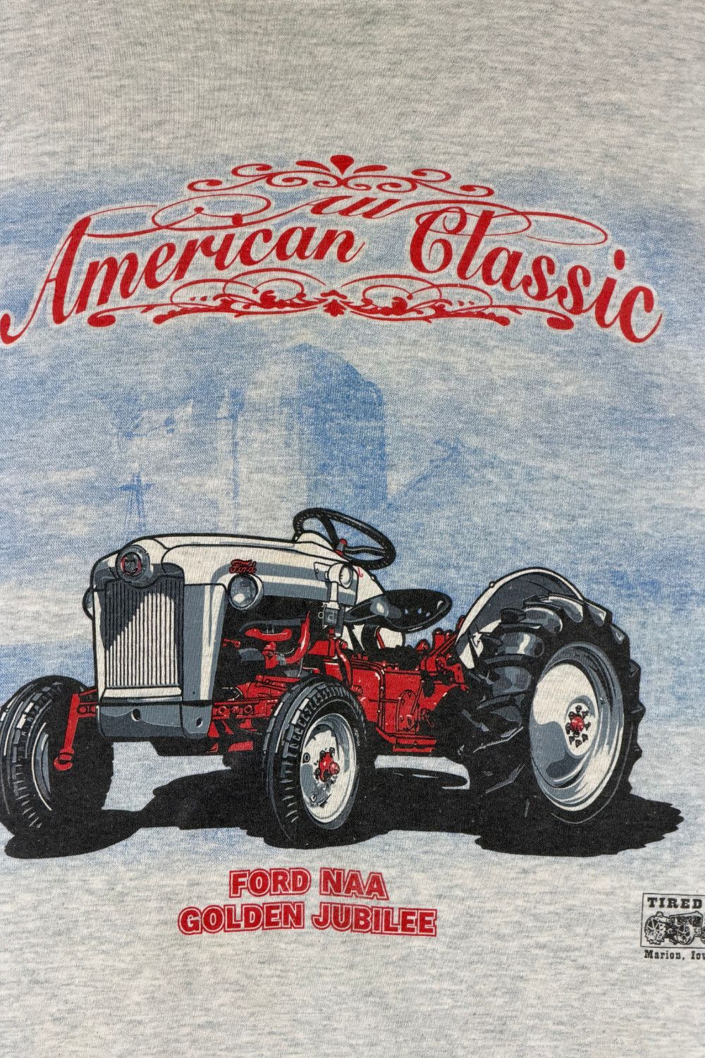 Fruit Of The Loom 90s Ford NAA Golden Jubilee Tractor Tee Single Stitch (L) Size US L / EU 52-54 / 3 - 5 Thumbnail