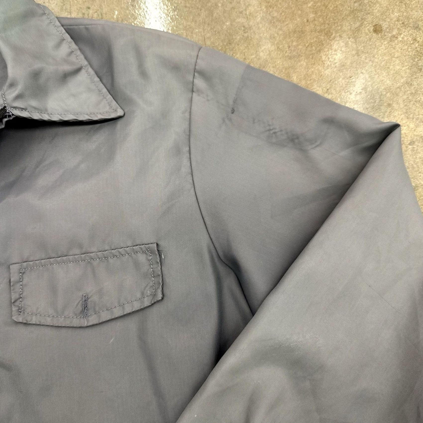 Brooksfield VINTAGE Brookfield Uniforms Jacket Lightweight Zip Up Nylon Distressed Short M Size US 31 - 4 Thumbnail