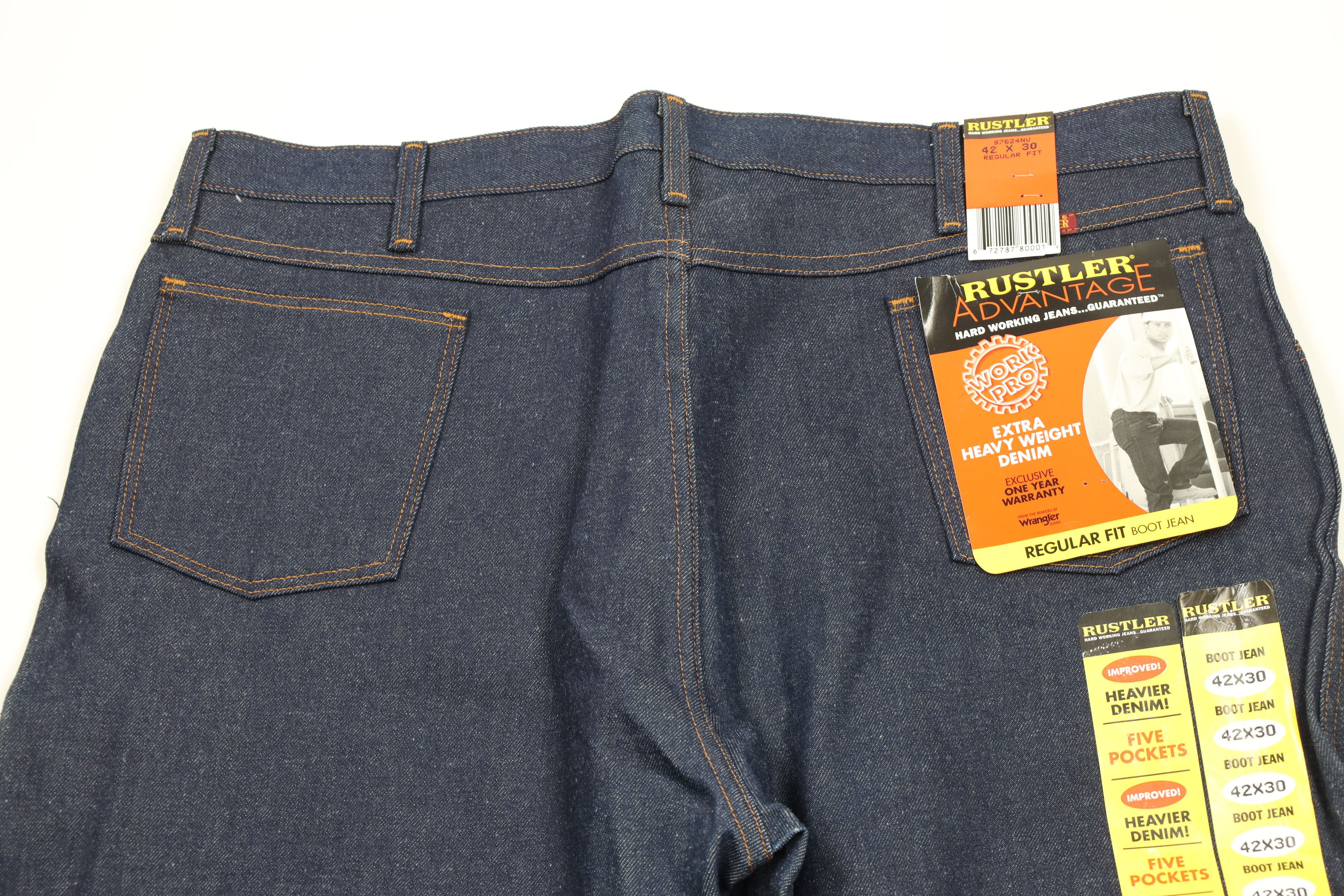 Vintage Deadstock Vintage Y2K 2001 Streetwear Bootcut Denim Jeans Size US 42 / EU 58 - 11 Thumbnail