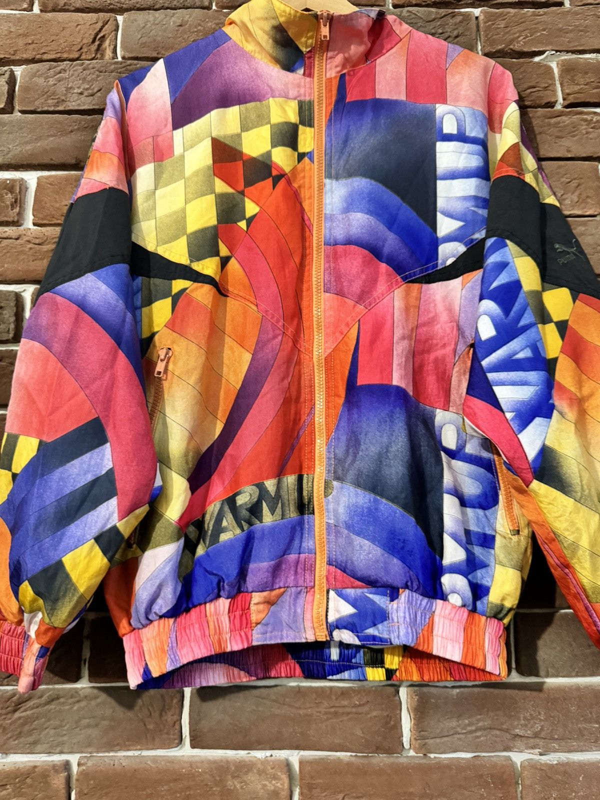 Reebok Puma Vintage 90s Funky Medium Track Top Jacket Streetwear Size US M / EU 48-50 / 2 - 4 Thumbnail