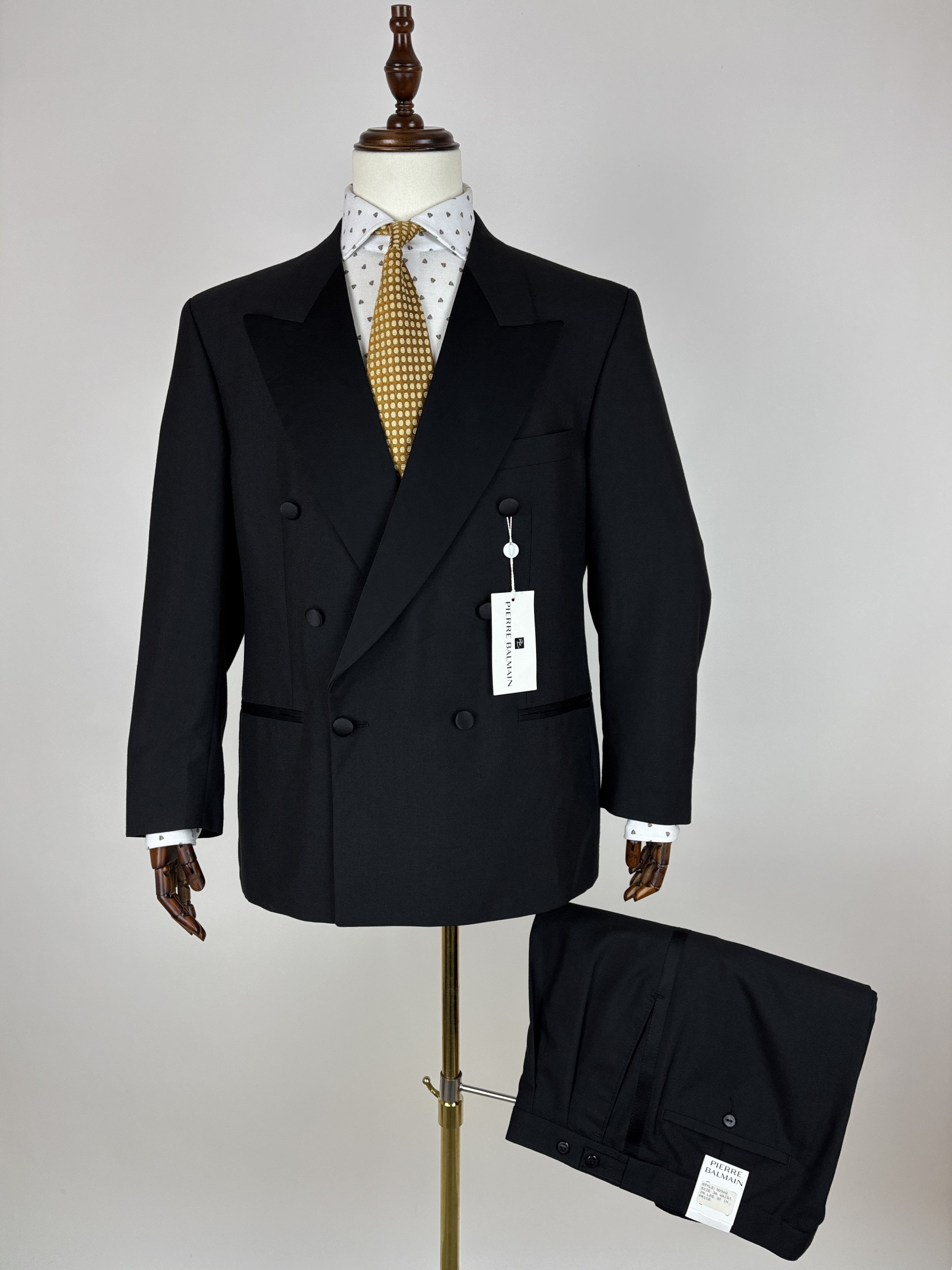 Pierre Balmain Vintage Pierre Balmain Double Breasted Suit Blazer Pants Size 42S - 1 Thumbnail