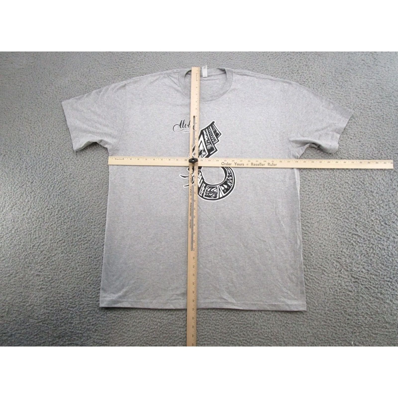 Next Level Aloha Hawaii Native Tribal Fish Hook Fishing Graphic T-Shirt Men's XL Gray Nike? Size US XL / EU 56 / 4 - 6 Thumbnail