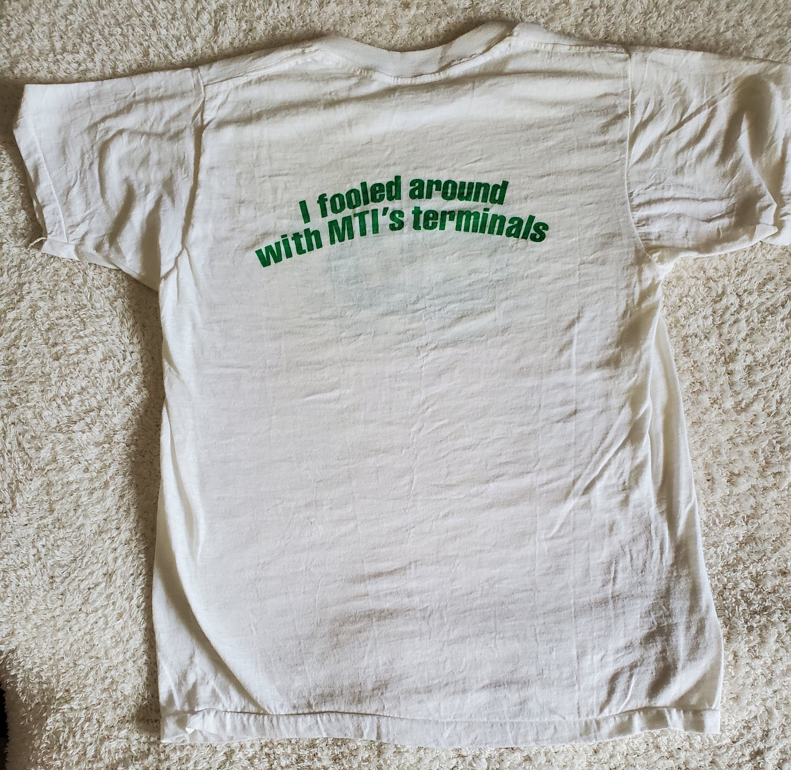 Vintage MTI airport vintage t-shirt 80s Size US M / EU 48-50 / 2 - 6 Thumbnail
