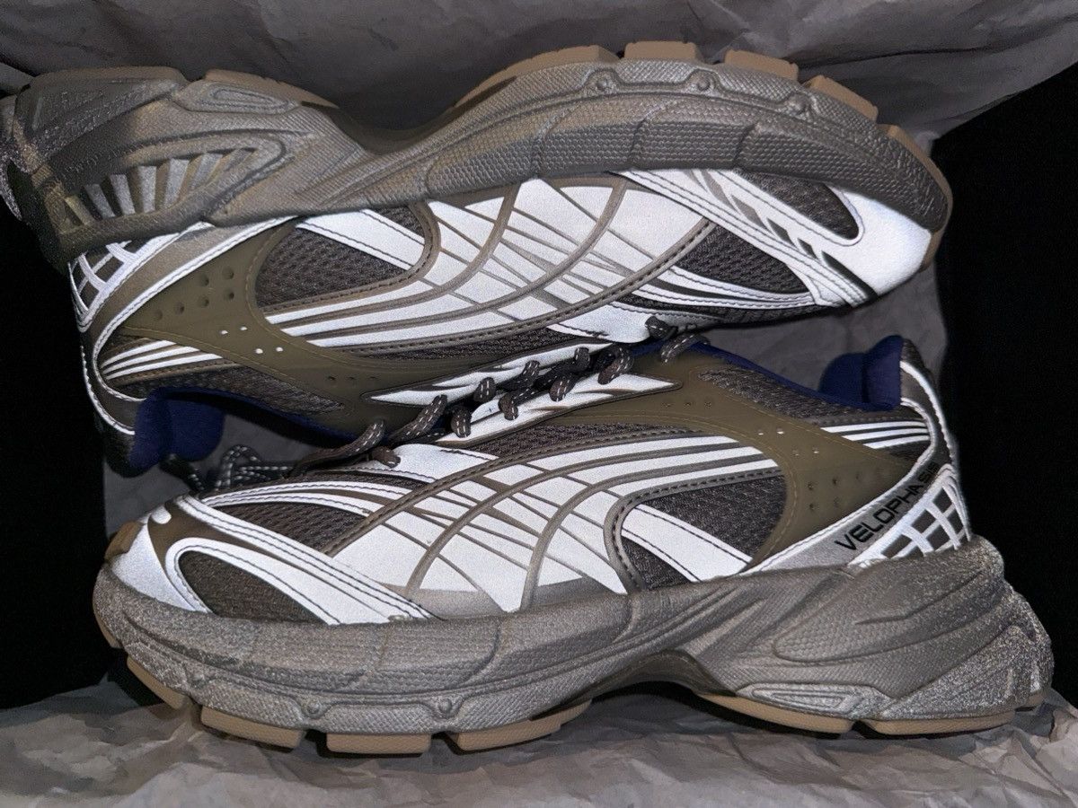 Puma Puma Select Velophasis “Bionic” silver/blue shoes NEW w/ Box Size US 8.5 / EU 41-42 - 6 Thumbnail