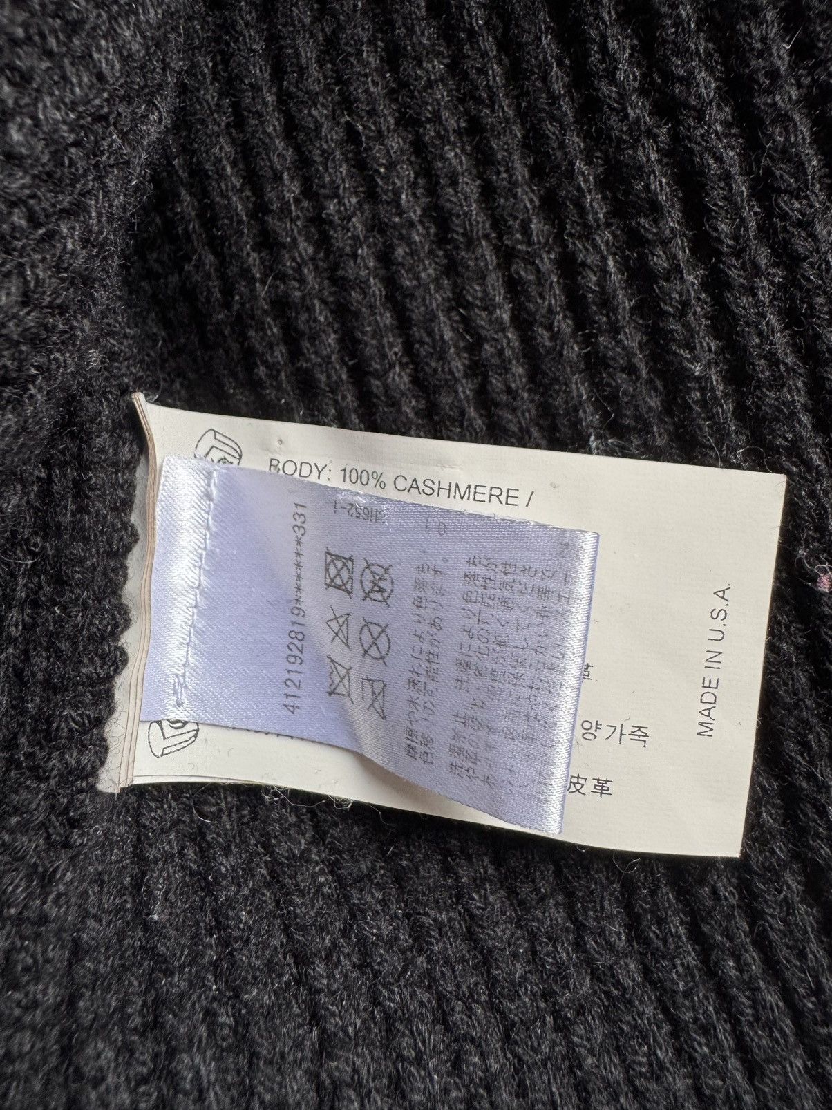 Chrome Hearts CHROME HEARTS Black Cashmere Knit Sweater Size US L / EU 52-54 / 3 - 7 Thumbnail
