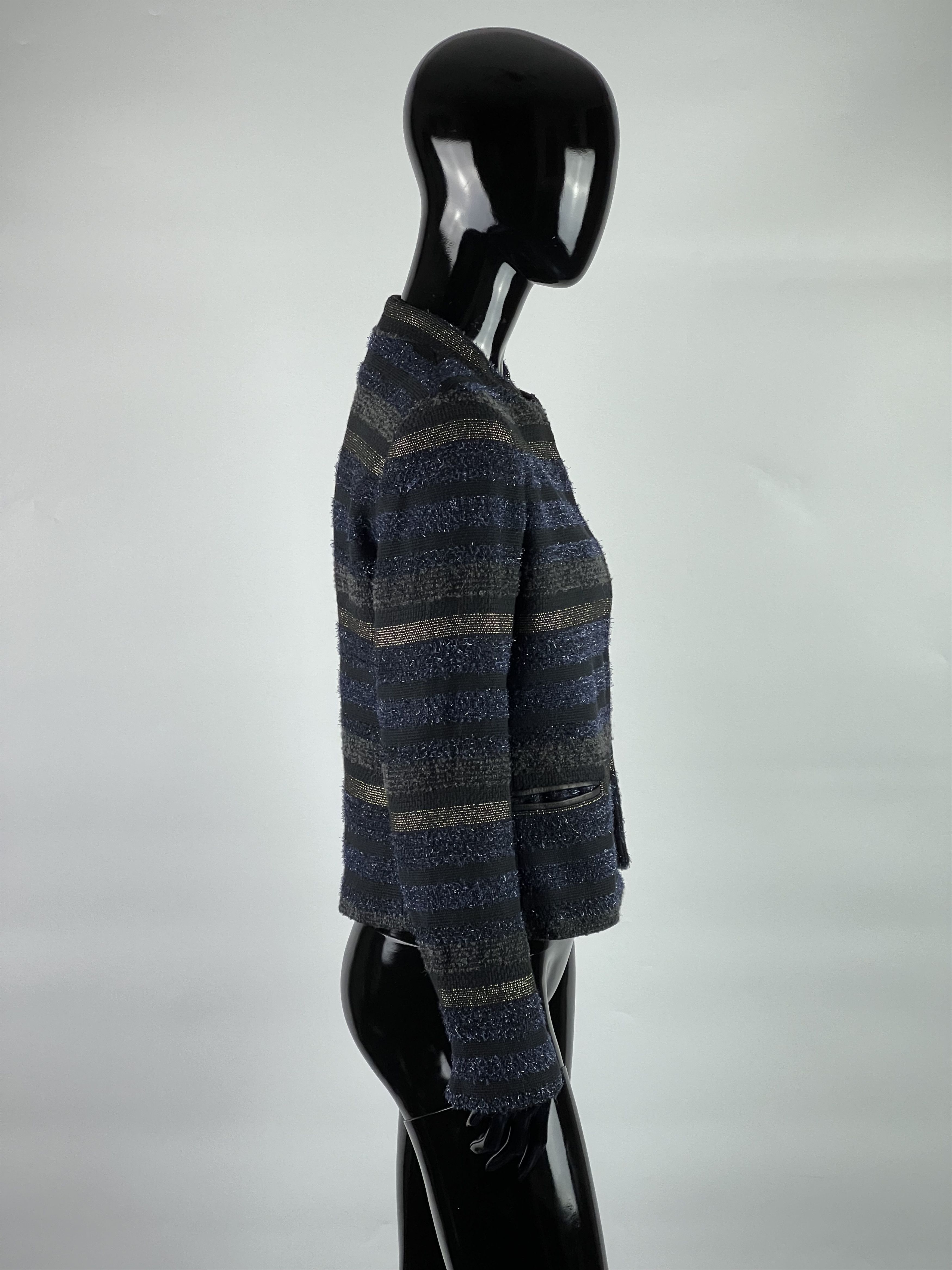 Sandro Sandro Paris Women's Striped Blazer Jacket Size 40 Size S / US 4 / IT 40 - 2 Thumbnail