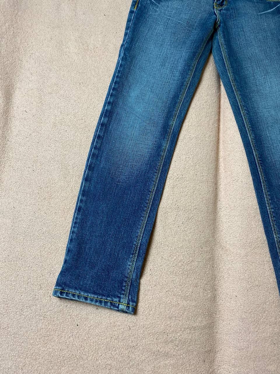 Japanese Brand × Lee Vintage 90's Lee Denim Blue Jeans Faded Distressed Size 27" / US 4 / IT 40 - 6 Thumbnail