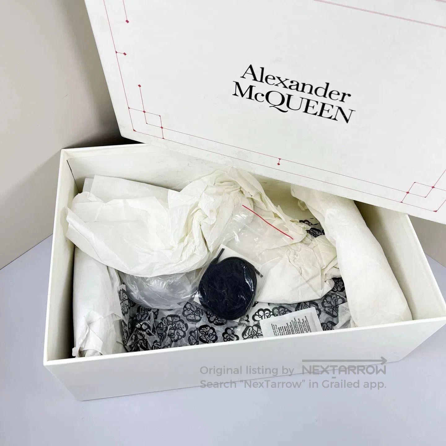 Alexander McQueen Alexander McQueen Black Tail Platform Sneakers. Size US 8.5 / EU 41-42 - 6 Thumbnail