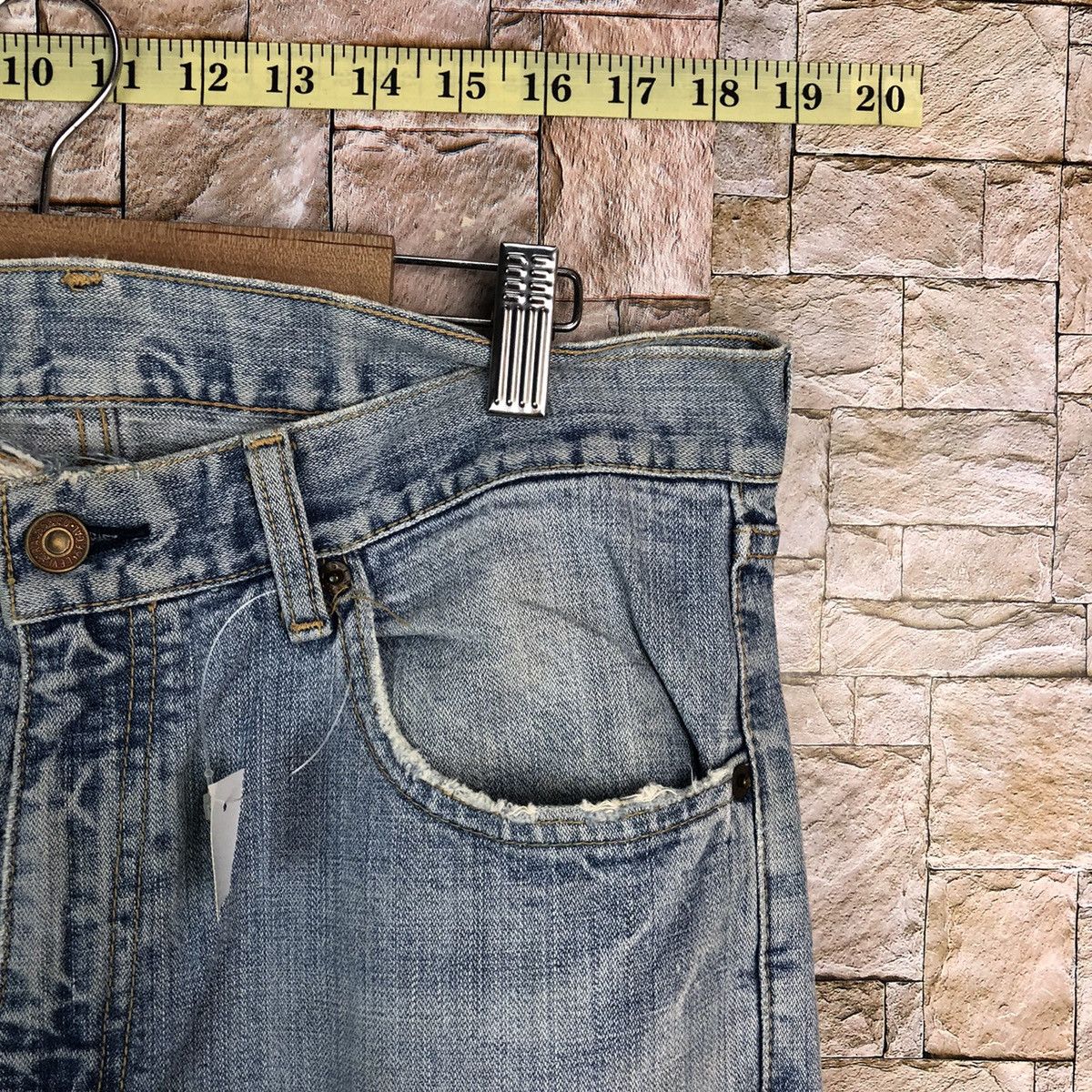 Levi's Levis vintage ripped Blue Denim Pants #A607 Size US 33 - 8 Thumbnail