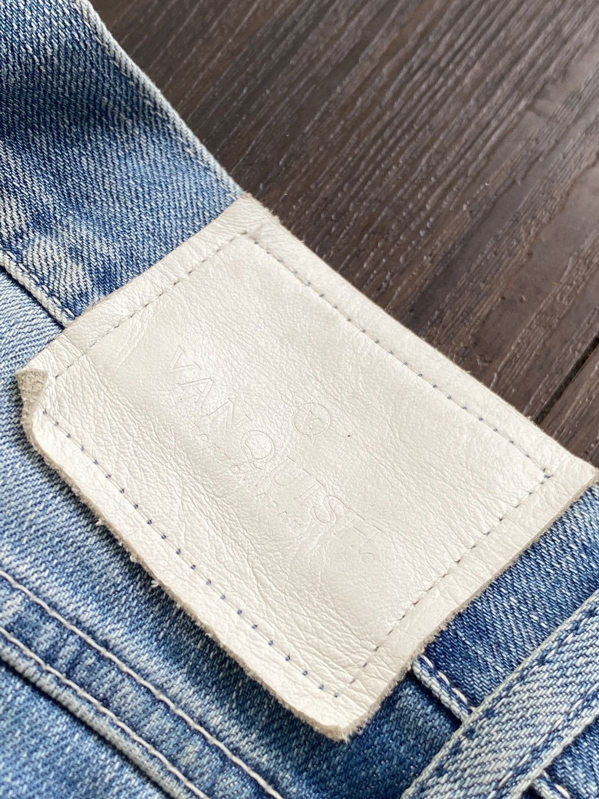 Vanquish VANQUISH MUDMAX PUNK JAPANESE DISTRESSED LONG LEG DENIM Size US 32 / EU 48 - 6 Thumbnail