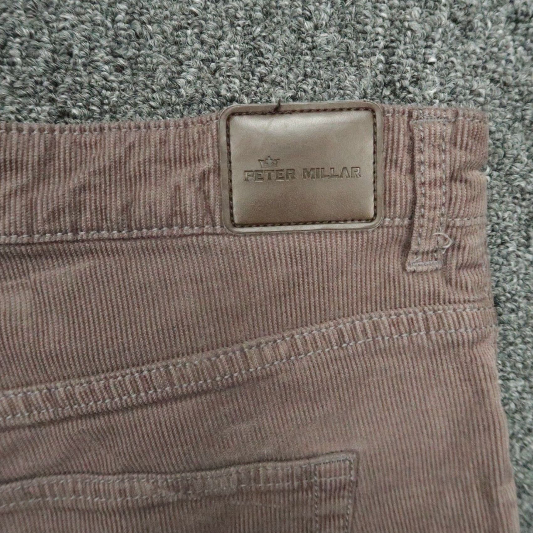 Peter Millar Peter Millar Pants Mens 36x27 Brown Stretch Cord 5 Pocket Chino Trouser Size US 36 / EU 52 - 6 Thumbnail