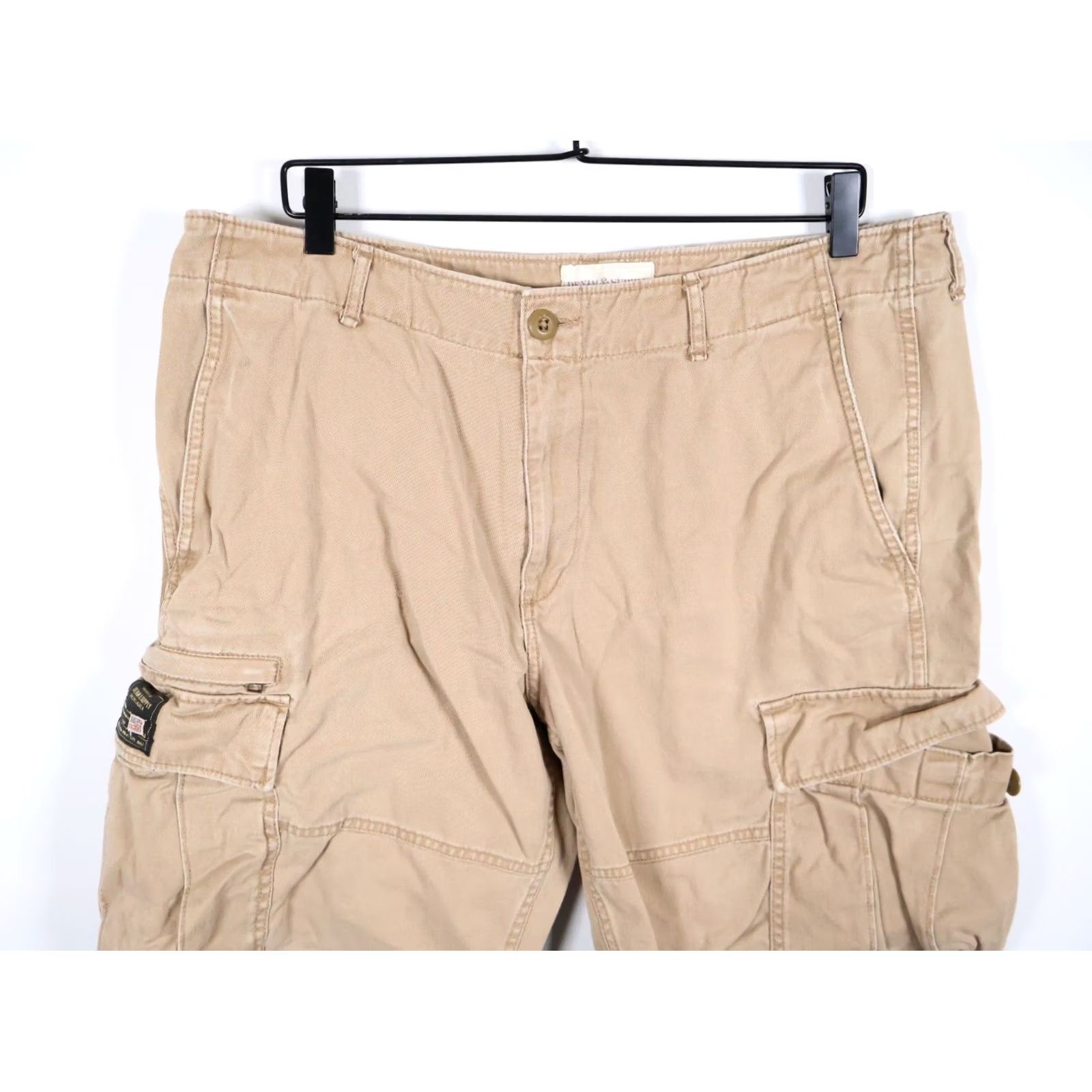 Vintage VINTAGE Denim & Supply Ralph Lauren Cargo Shorts Mens 38 Beige Fatigues Military VTG Size US 38 / EU 54 - 4 Thumbnail