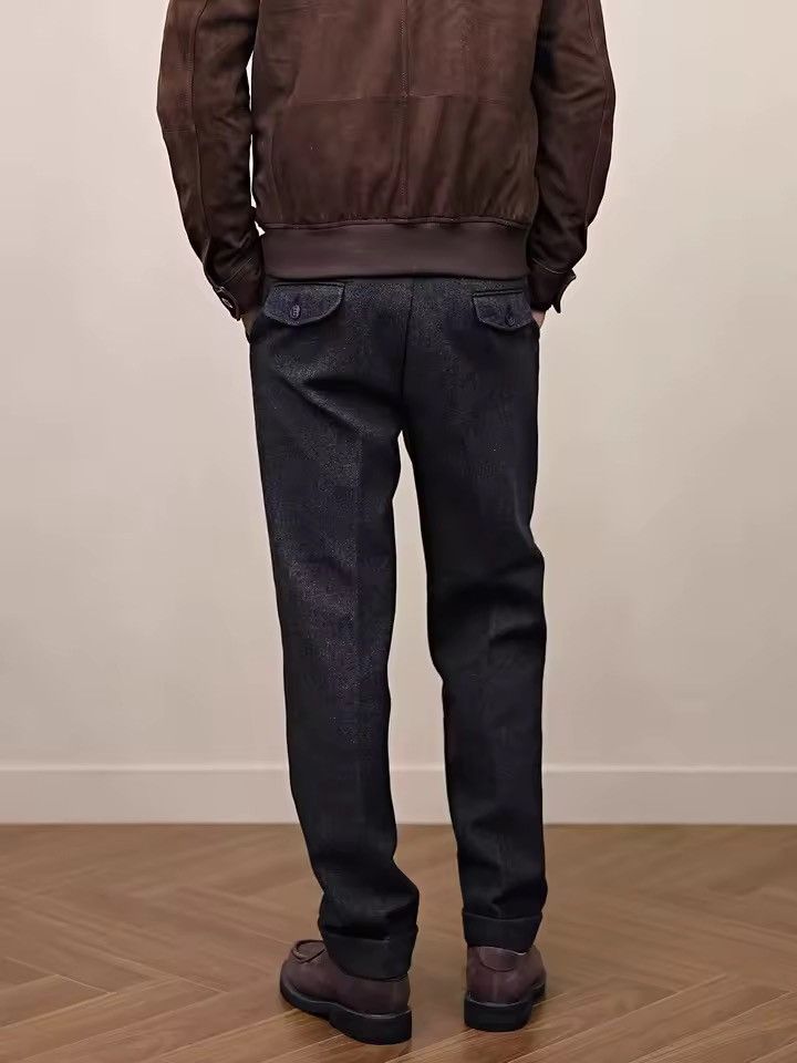 Other Casual Wool Blend Italian Style Straight Pants Vintage Size US 30 / EU 46 - 4 Thumbnail