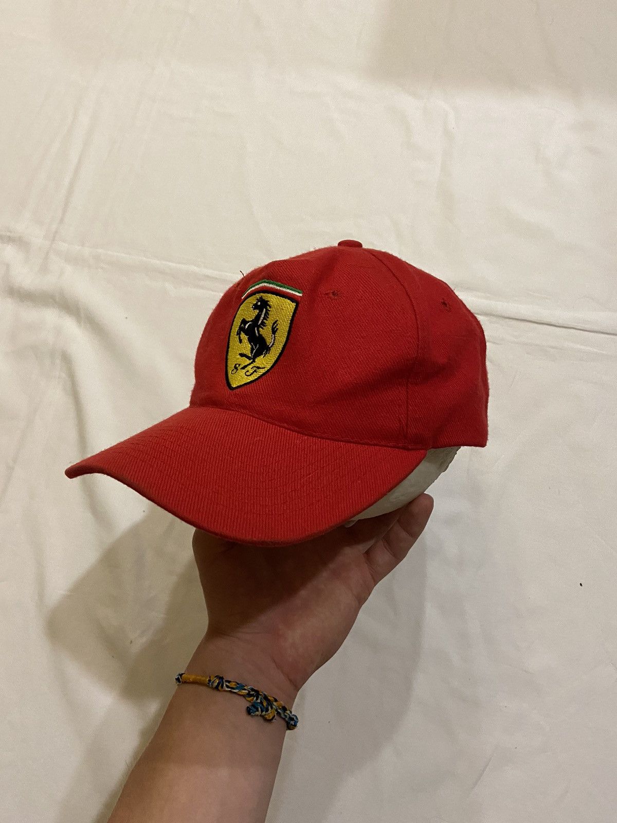 Ferrari × Vintage Vintage Ferrari red 90’s Y2K racing streetwear hat cap f-1 Size ONE SIZE - 1 Thumbnail