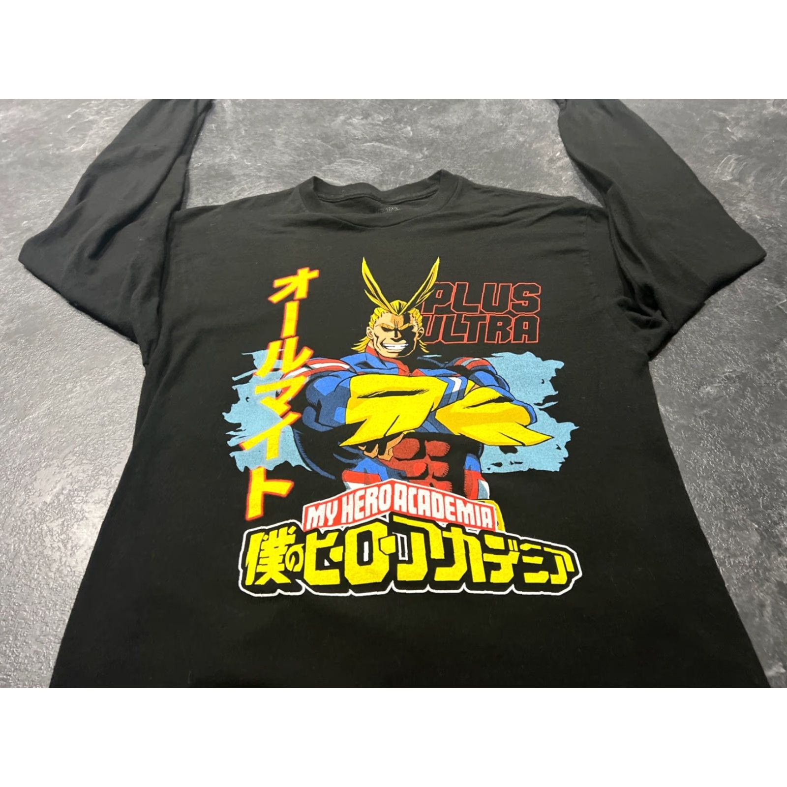 Vintage VINTAGE My Hero Academia Plus Ultra Shirt Men M Long Sleeve Black 100% wearable Heroes Hero Size US M / EU 48-50 / 2 - 2 Thumbnail