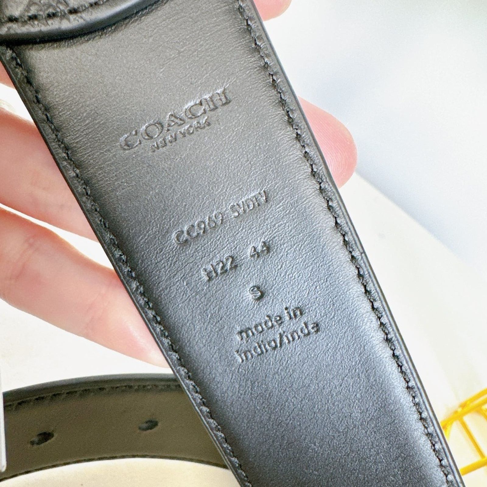 Coach Coach CC969 Harness Buckle Belt, 38 Mm Size ONE SIZE - 5 Thumbnail