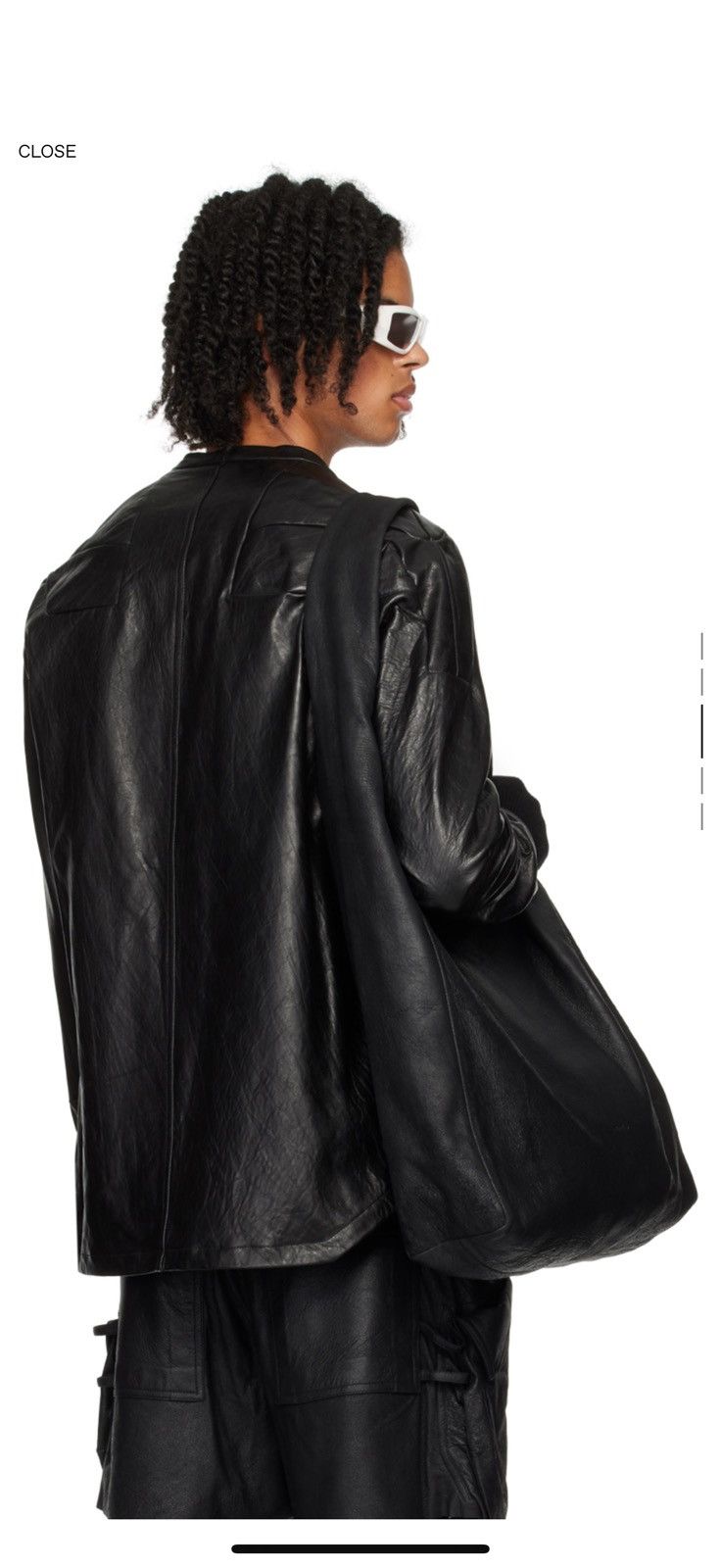 Rick Owens Rick Owens Girdered Larry Leather Jacket 50 Size US M / EU 48-50 / 2 - 4 Thumbnail