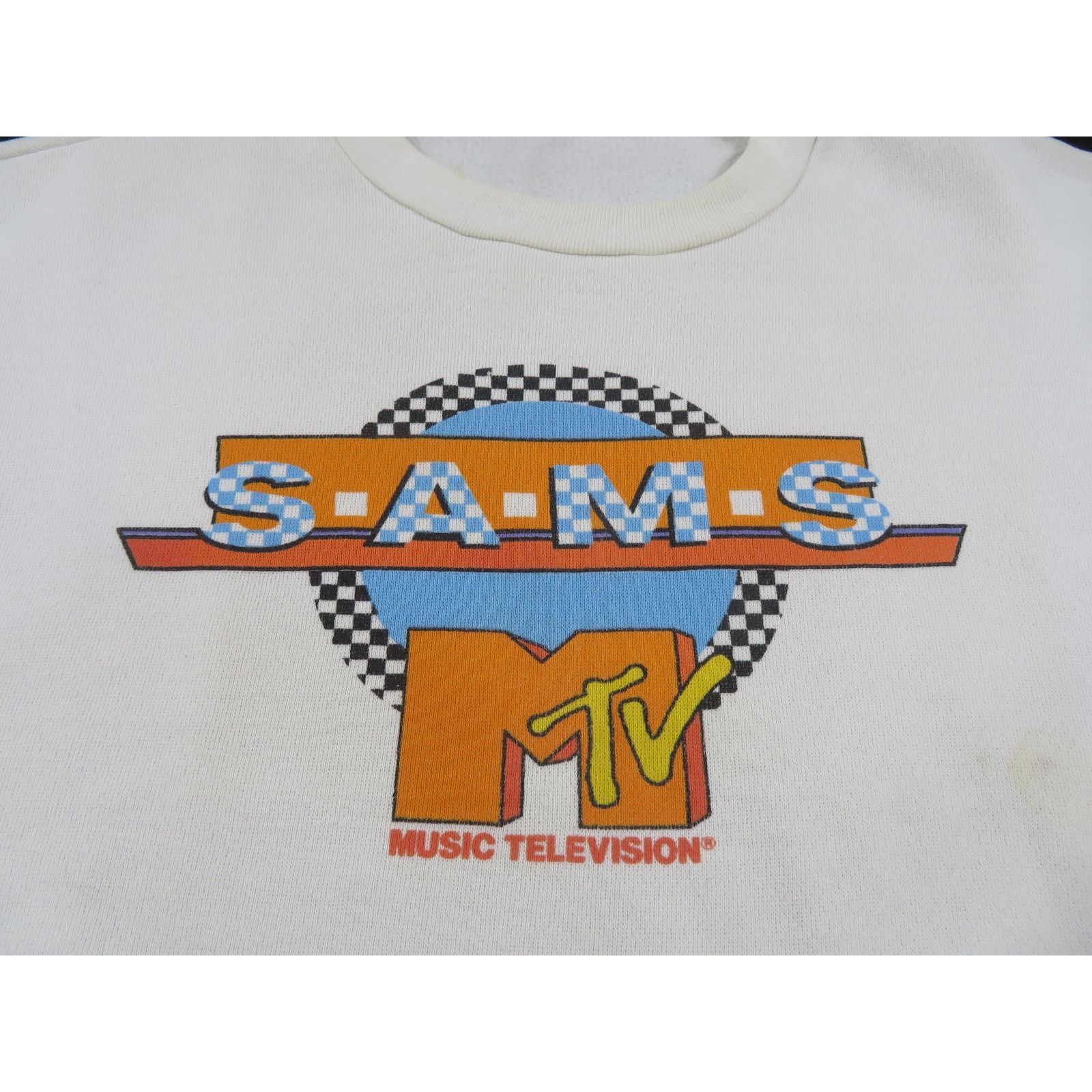 Other MTV Sweatshirt, Sams Ford, White, Double Sided Sz M? 1980s Size US M / EU 48-50 / 2 - 2 Thumbnail