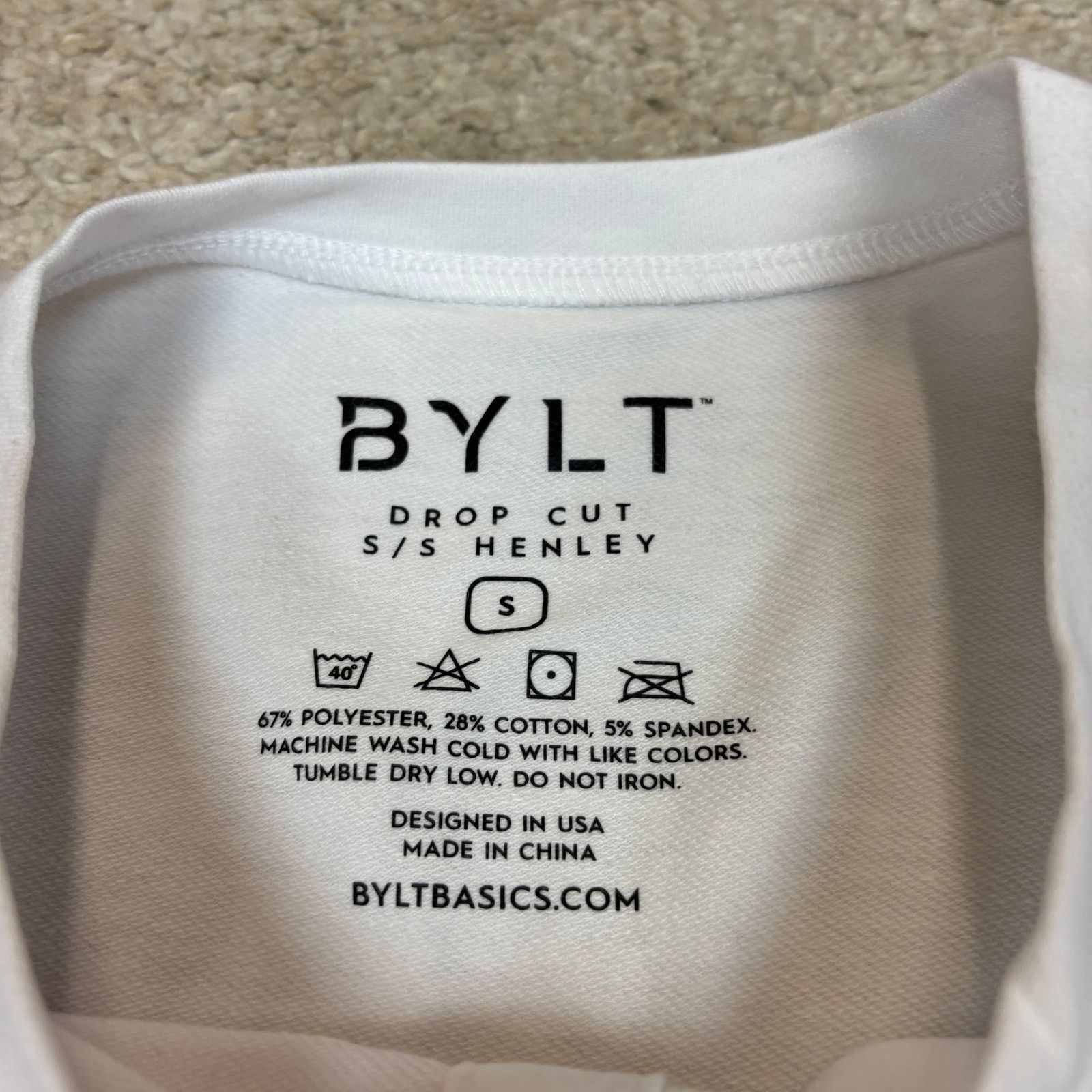 Other NWT Bylt Henley Drop Cut Short Sleeve Shirt Men's Small Size US S / EU 44-46 / 1 - 6 Thumbnail