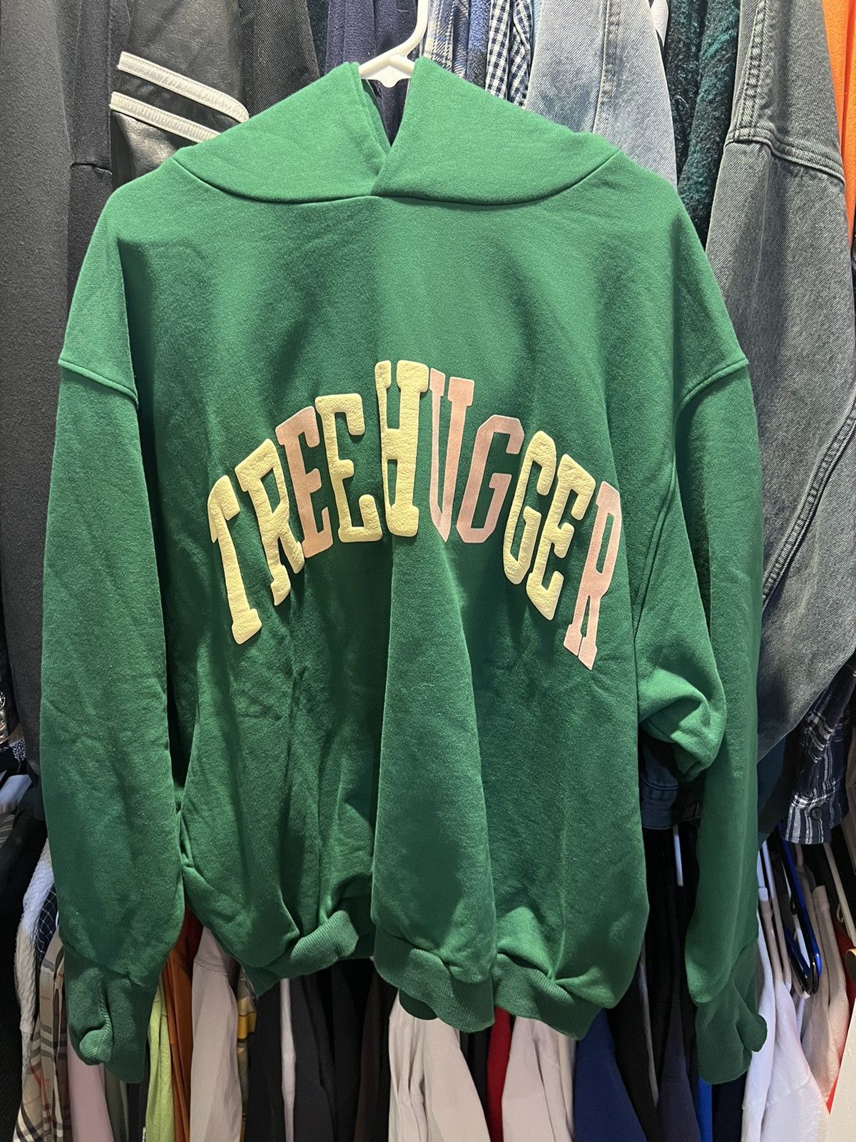 メンズレアCPFM GREEN THUMBS UP HOODIE XL - パーカー