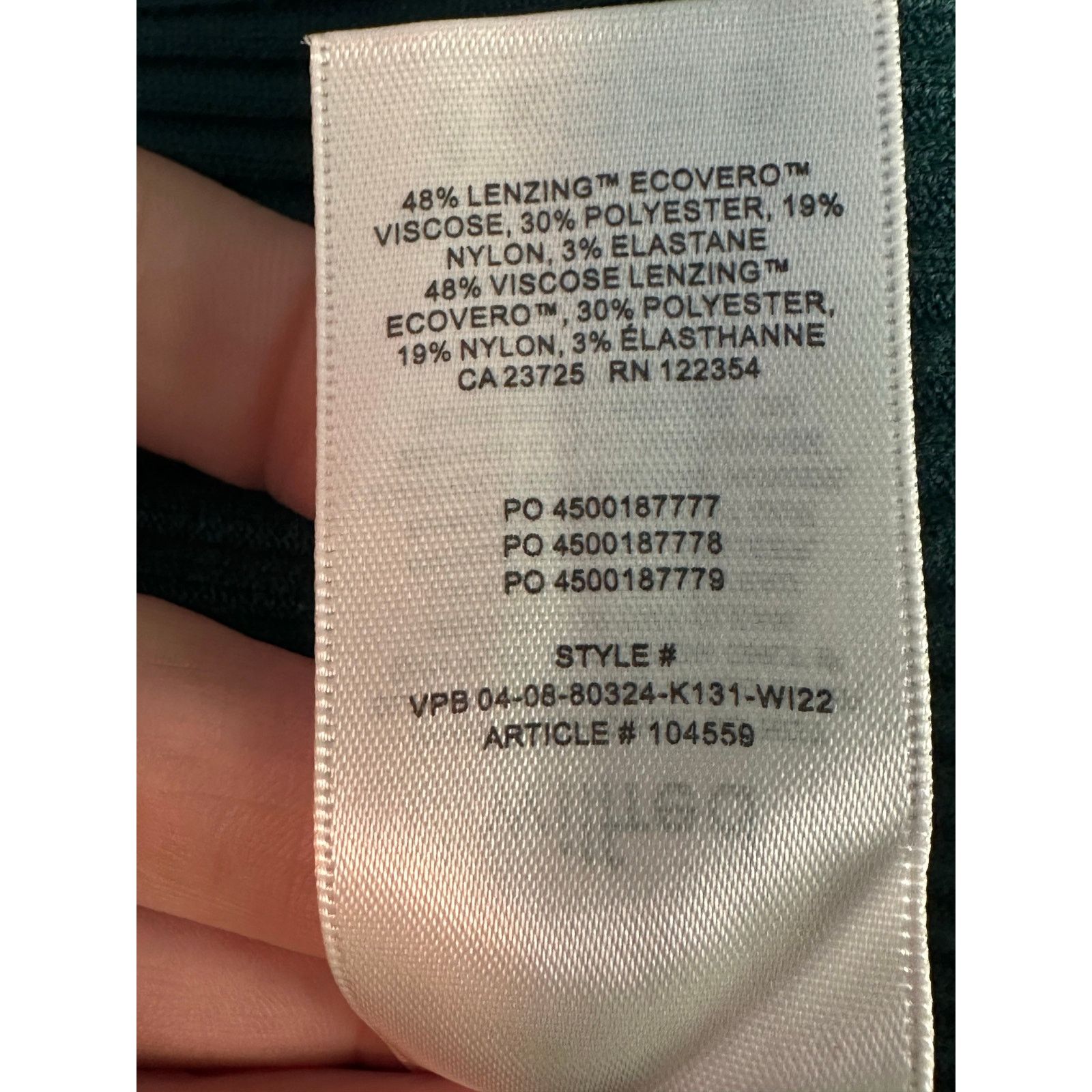 Aritzia Wilfred Green Cutout Bodycon Mini Dress size 2XS Size XXS / US 00 / IT 34 - 4 Thumbnail