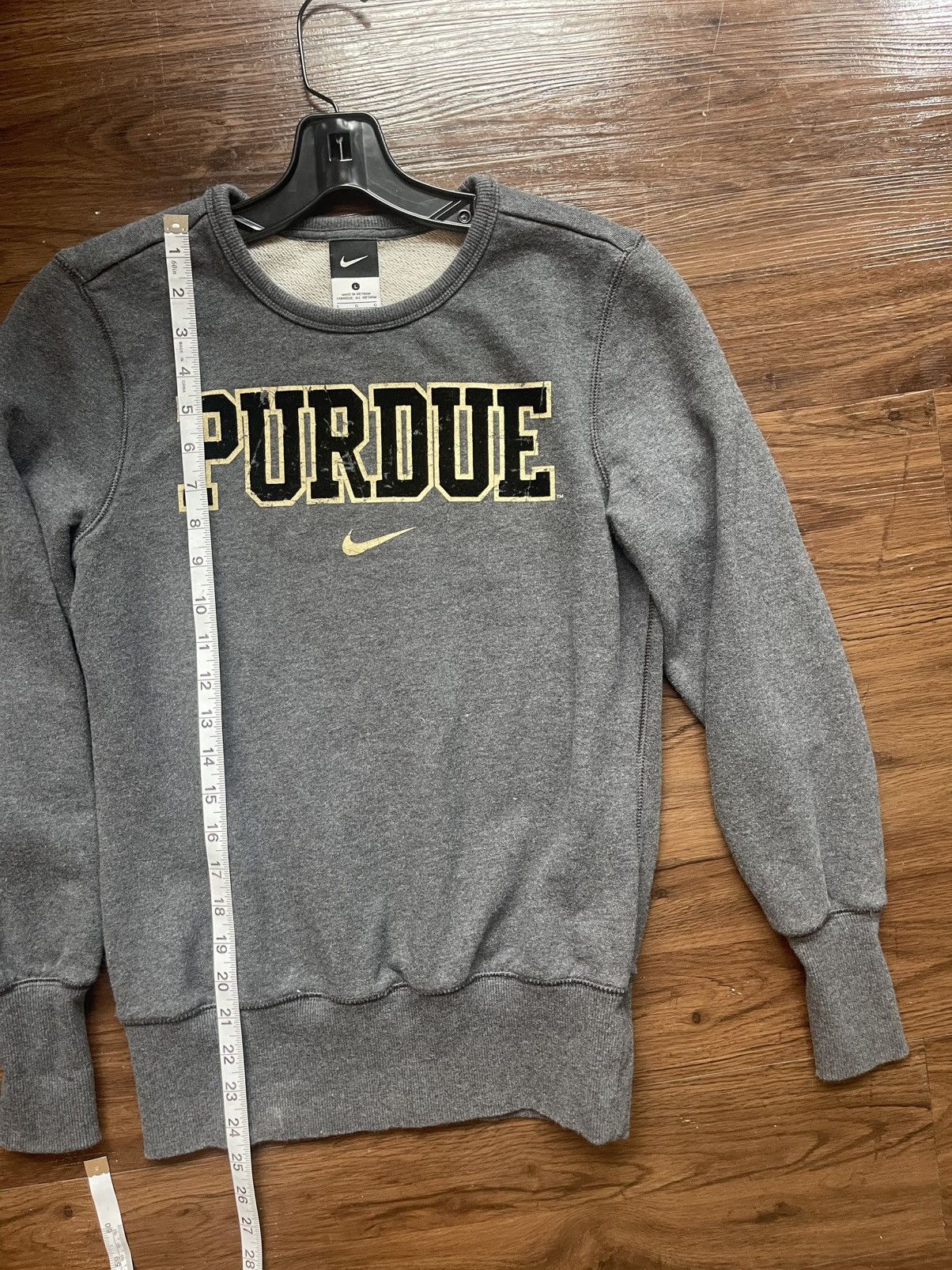 Nike Purdue Sweatshirt Women's Small Velvet Letters Nike Kids LG Size S / US 4 / IT 40 - 5 Thumbnail