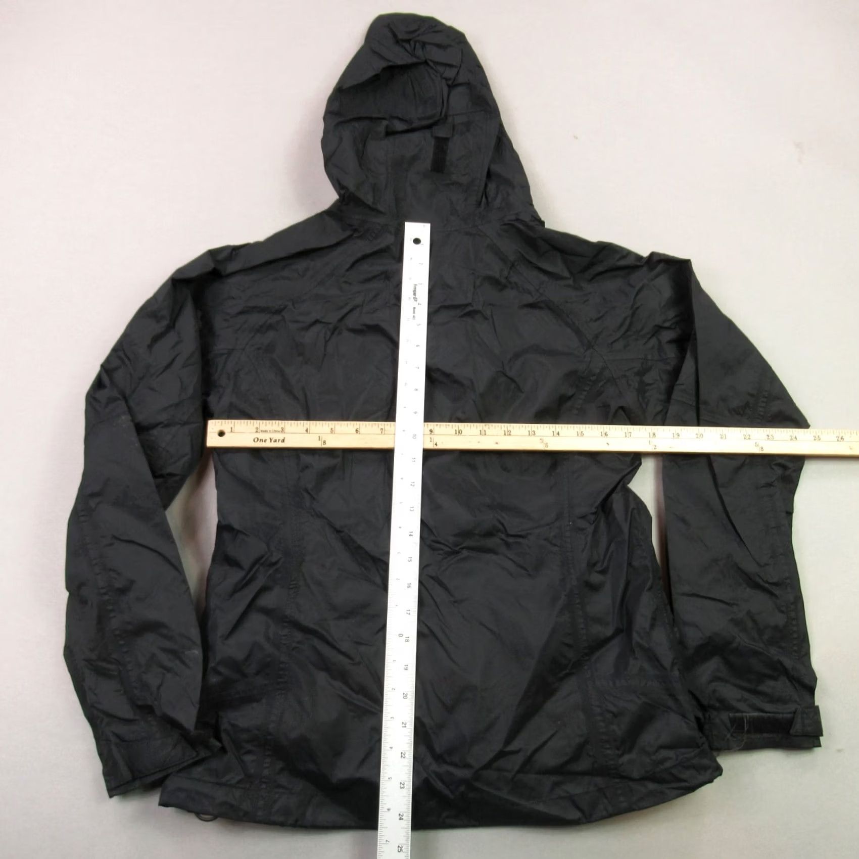Vintage Columbia Jacket Womens Mediu Full Zip Hooded Outdoor Nylon Shell Pockets Black - Regular Size M Size M / US 6-8 / IT 42-44 - 6 Thumbnail