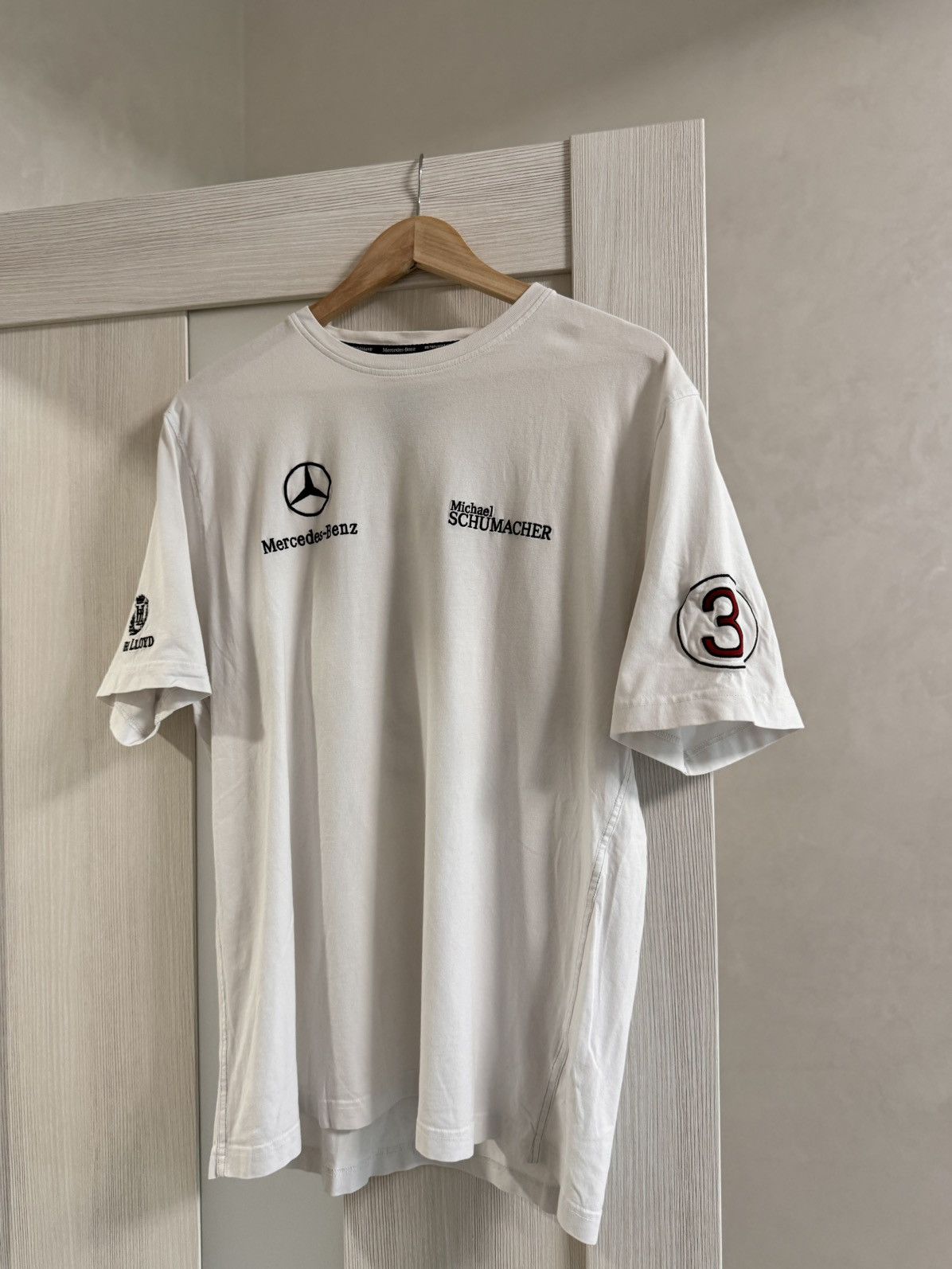 Formula 1 × Henri Lloyd × Mercedes-Benz F1 Schumacher Henri Lloyd Mercedes Benz t-shirt Racing Size US L / EU 52-54 / 3 - 2 Thumbnail