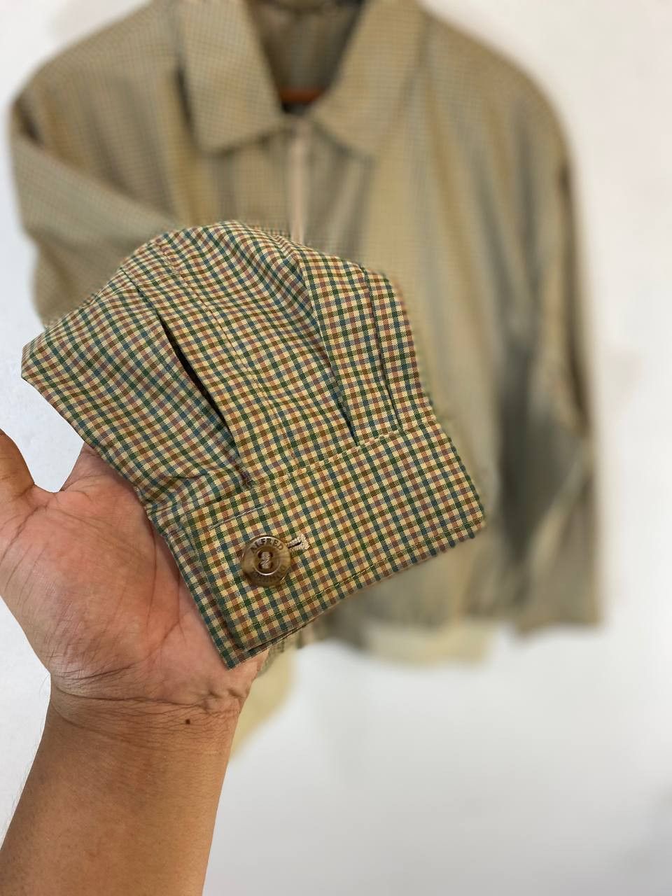 Alfred Dunhill vintage alfred dunhill england light jacket checkered design Size US M / EU 48-50 / 2 - 7 Thumbnail