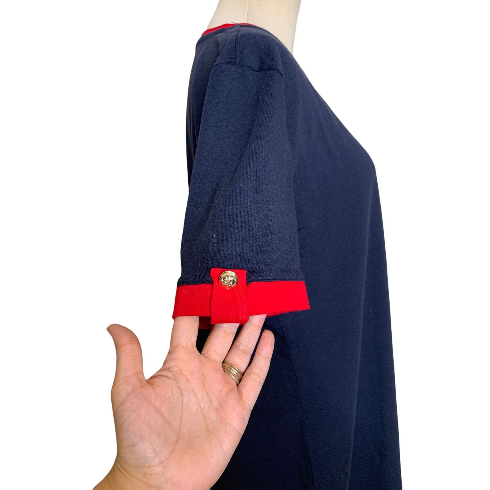 Tommy Hilfiger Tommy Hilfiger crew neck mini shirt dress size Large Size L / US 10 / IT 46 - 5 Thumbnail