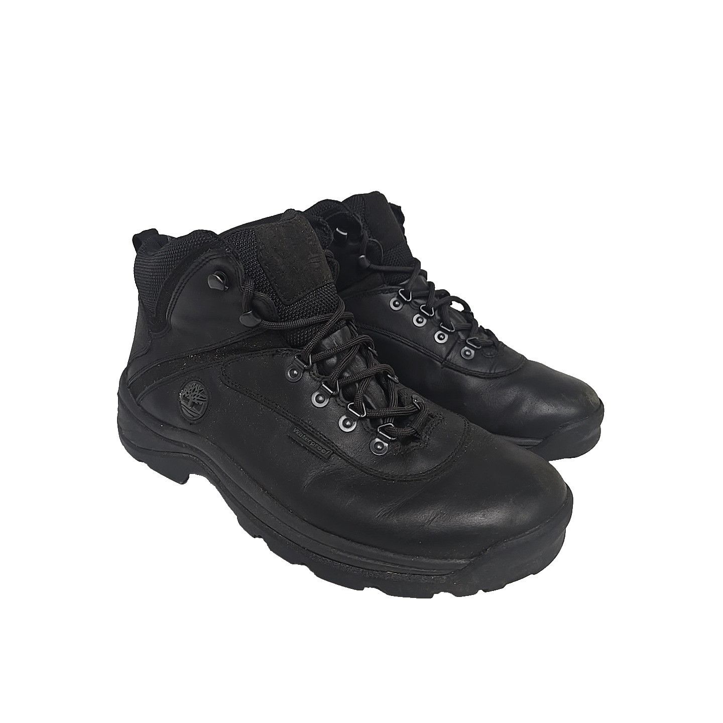 Timberland Men\'s White Ledge Black Leather WP Hiking Boots - 11.5M - New in Box Timberland 11.5 US Hiking Shoes & Boots for Men for sale | eBay main image 2