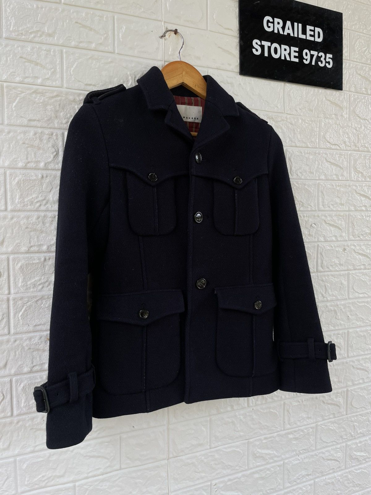 Japanese Brand × Vintage Vintage Sunaokuwahara Wool Jacket Size US S / EU 44-46 / 1 - 3 Thumbnail