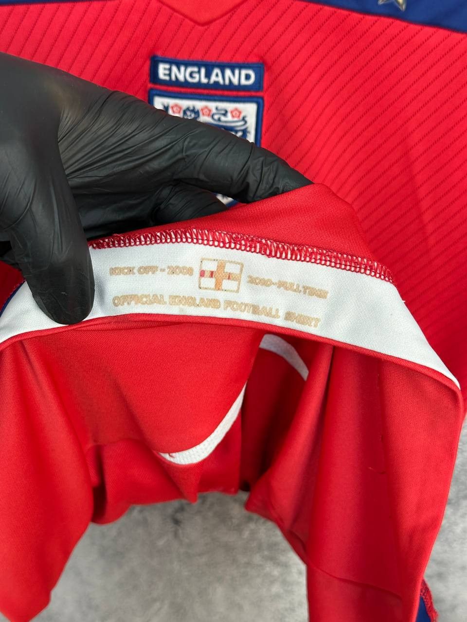 Umbro Umbro England Away Shirt 2008 Red Football Jersey Size US S / EU 44-46 / 1 - 10 Thumbnail
