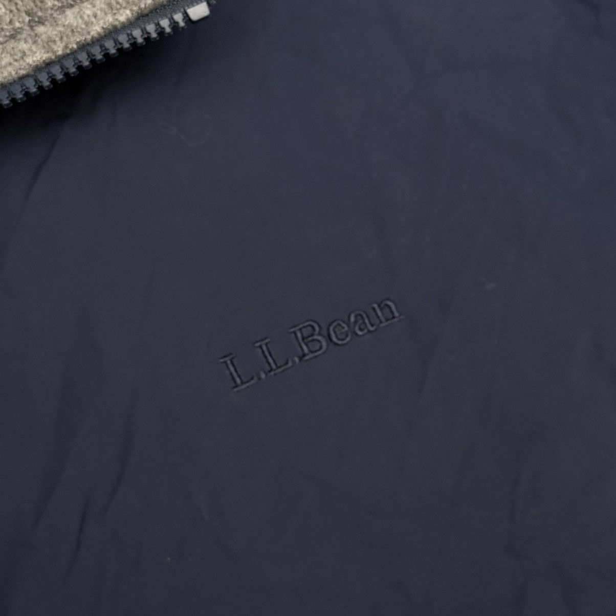 L.L. Bean Vintage 90s L.L.Bean Windbreaker Fleece Zip Up Jacket Y2K Size US L / EU 52-54 / 3 - 3 Thumbnail