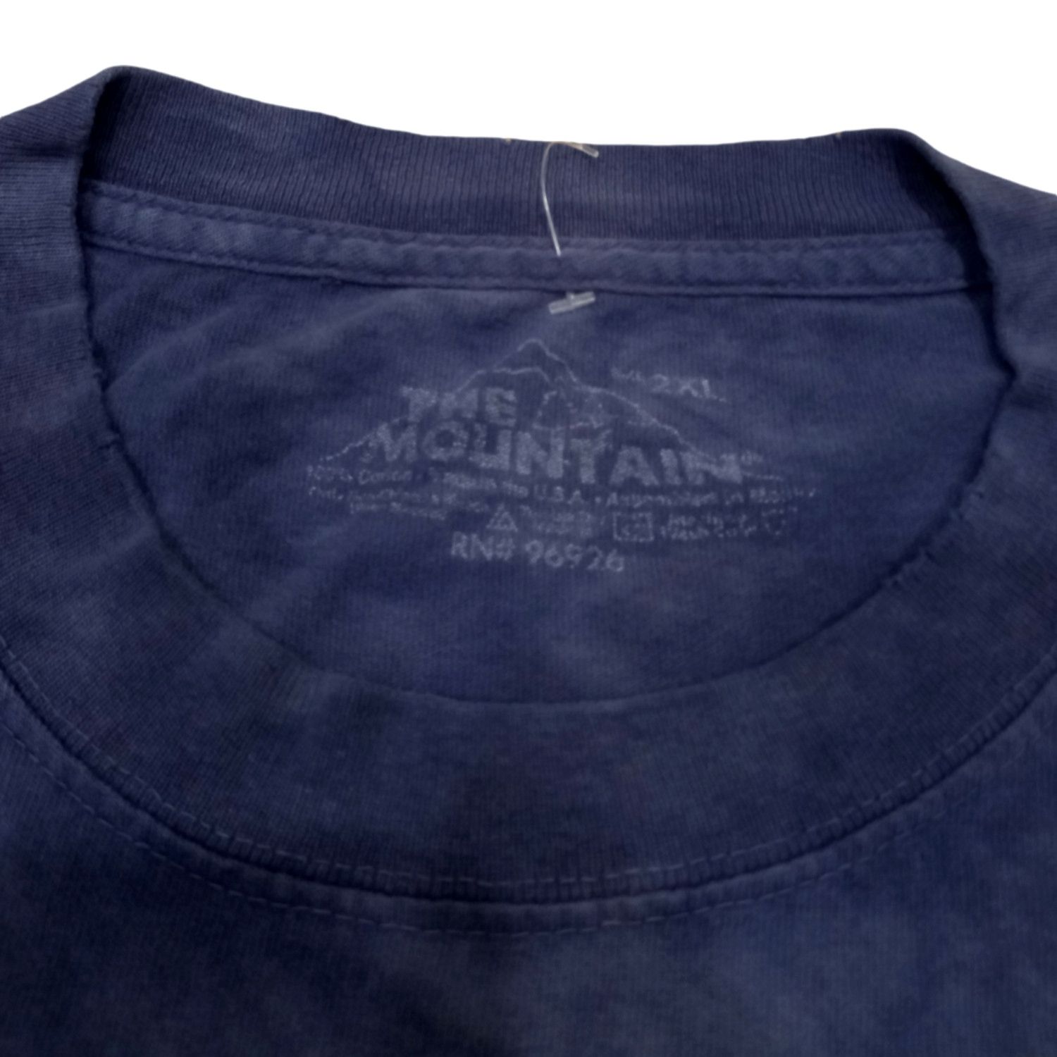 The Mountain The Mountain Distressed Washed Blue Wolf Fullprint Size US XXL / EU 58 / 5 - 4 Thumbnail
