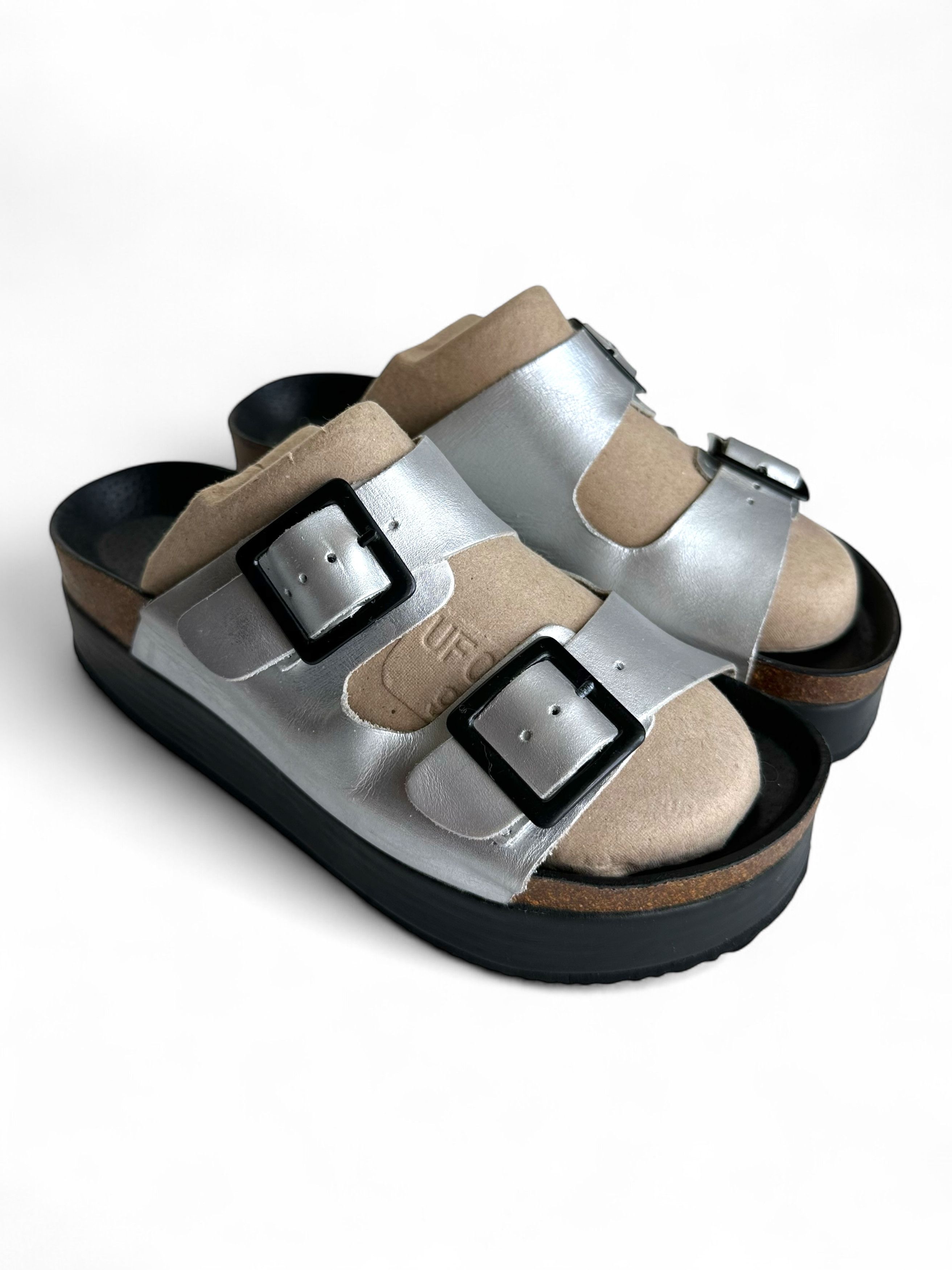 Topshop Top Shop Leather Platform Sandals EU 38 Size US 7 / IT 37 - 1 Thumbnail
